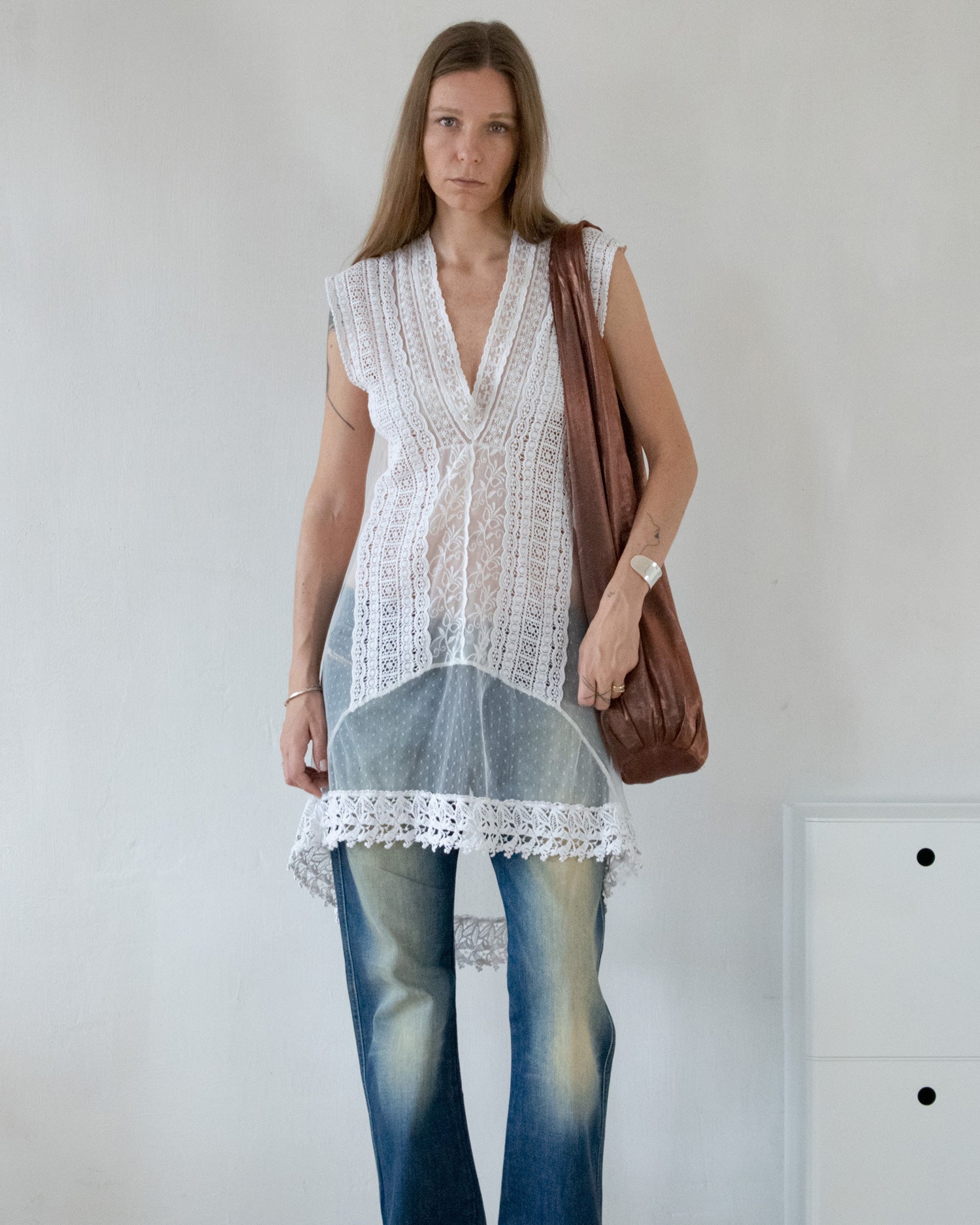 Lace Sheer Tunic