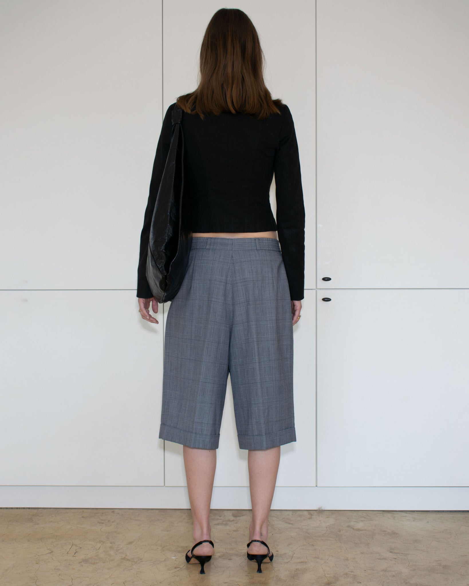 Pleated Bermuda Shorts