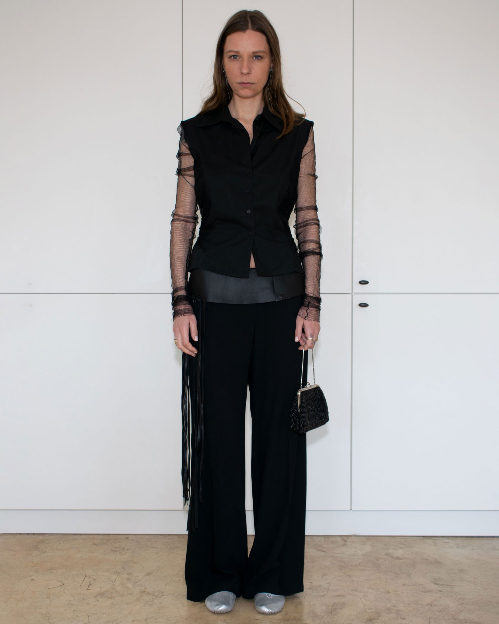 Simultaneous Mesh Blouse