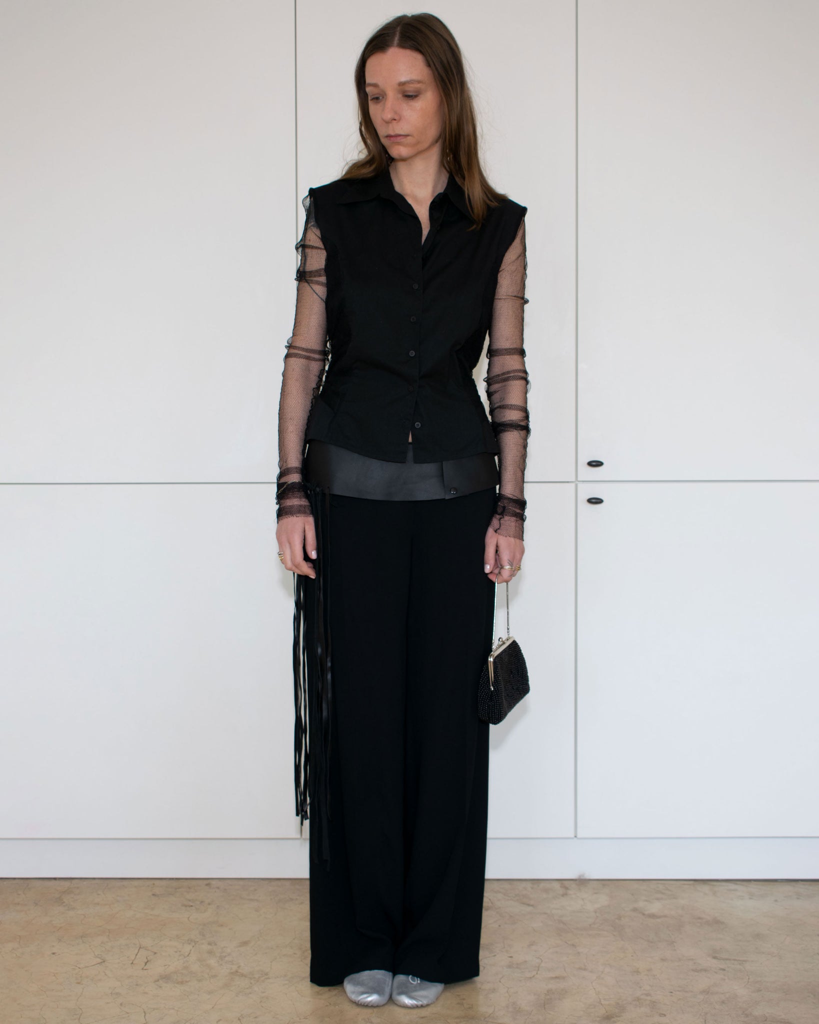 Simultaneous Mesh Blouse