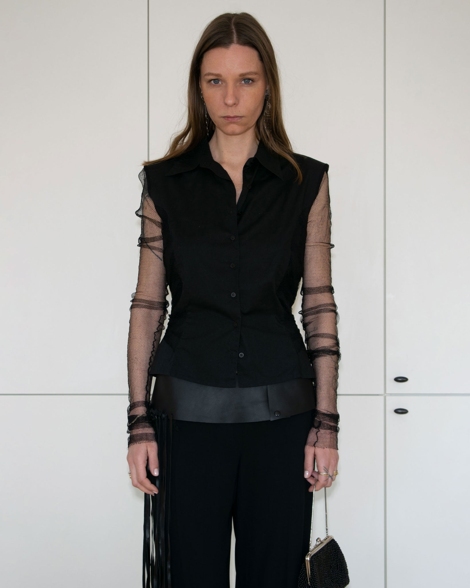 Simultaneous Mesh Blouse
