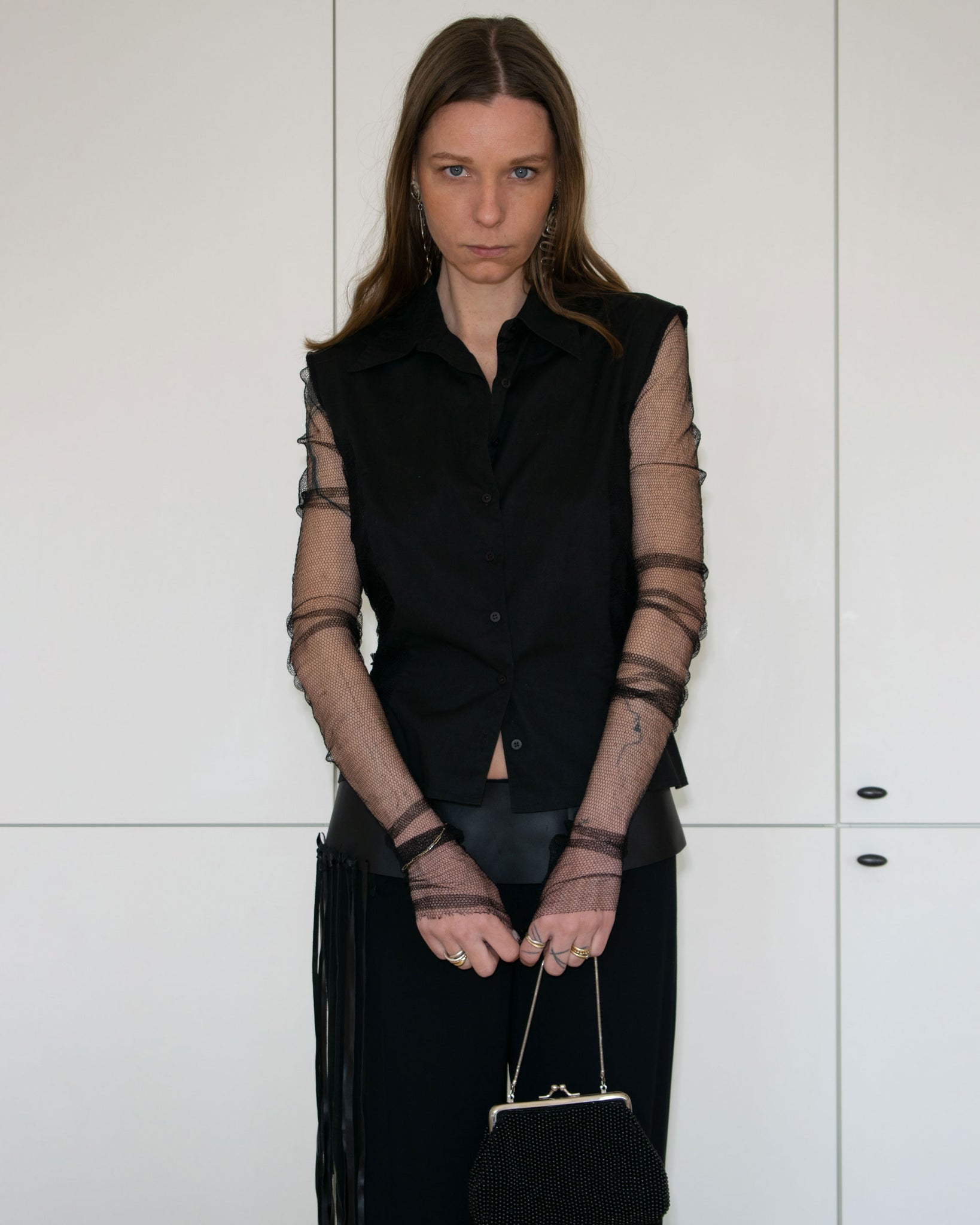 Simultaneous Mesh Blouse
