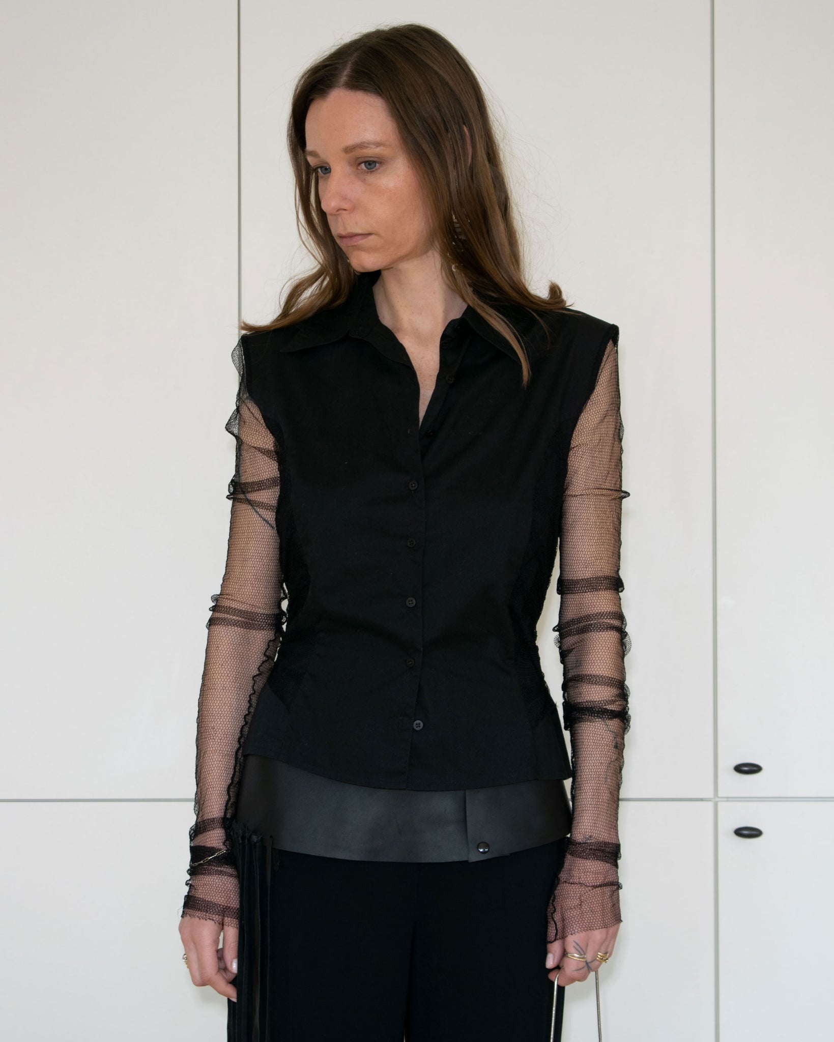 Simultaneous Mesh Blouse