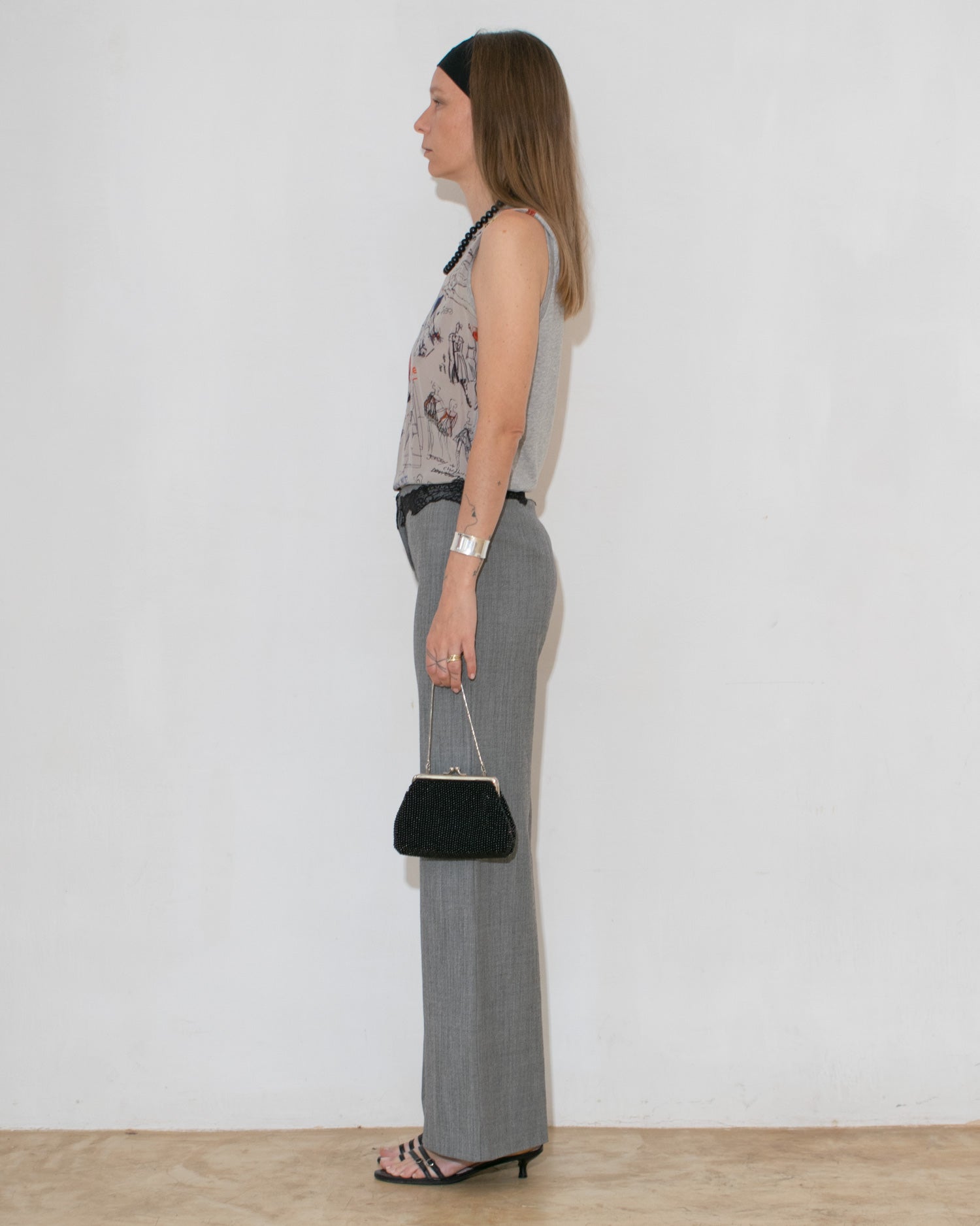 Lace Trim Trousers