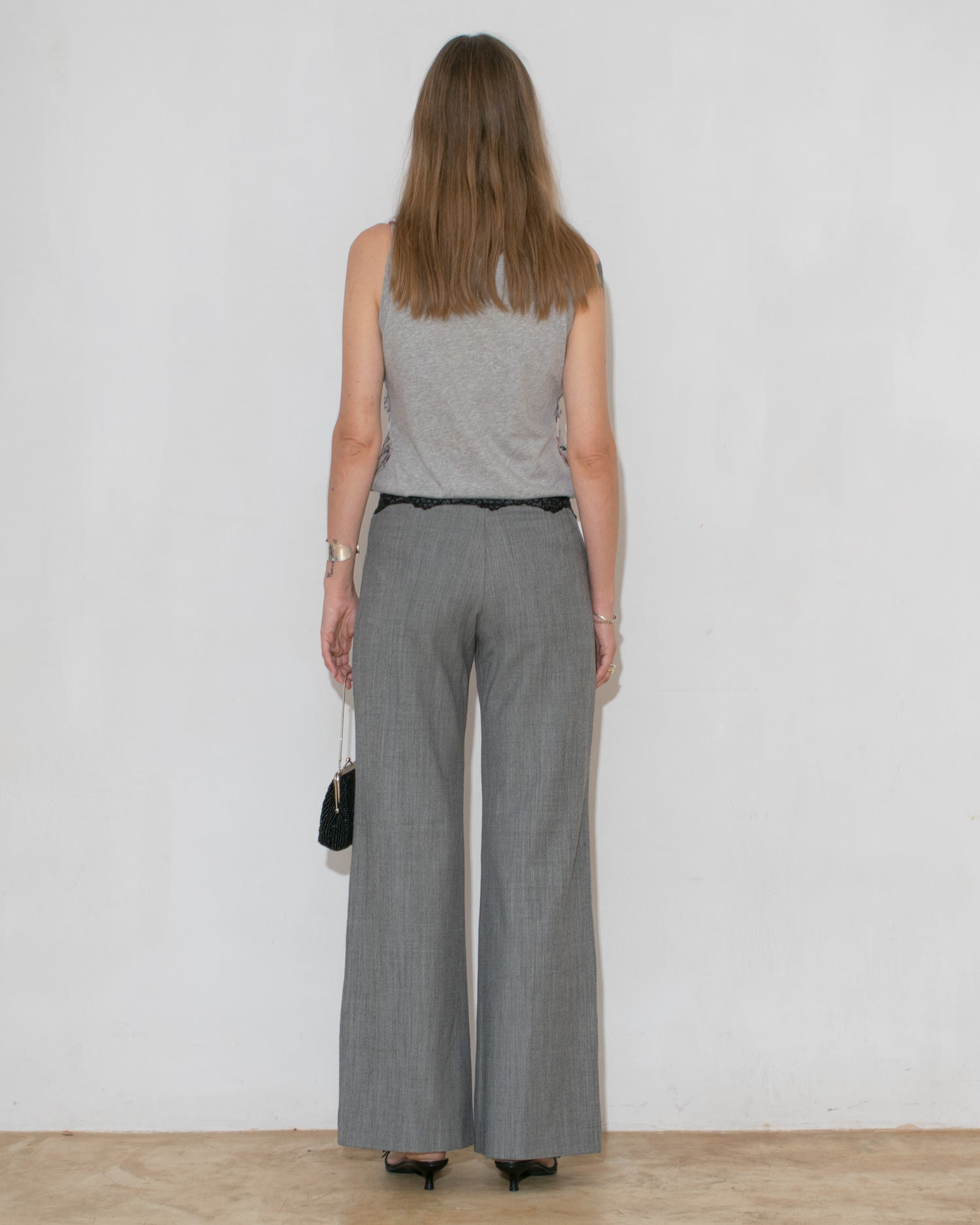 Lace Trim Trousers