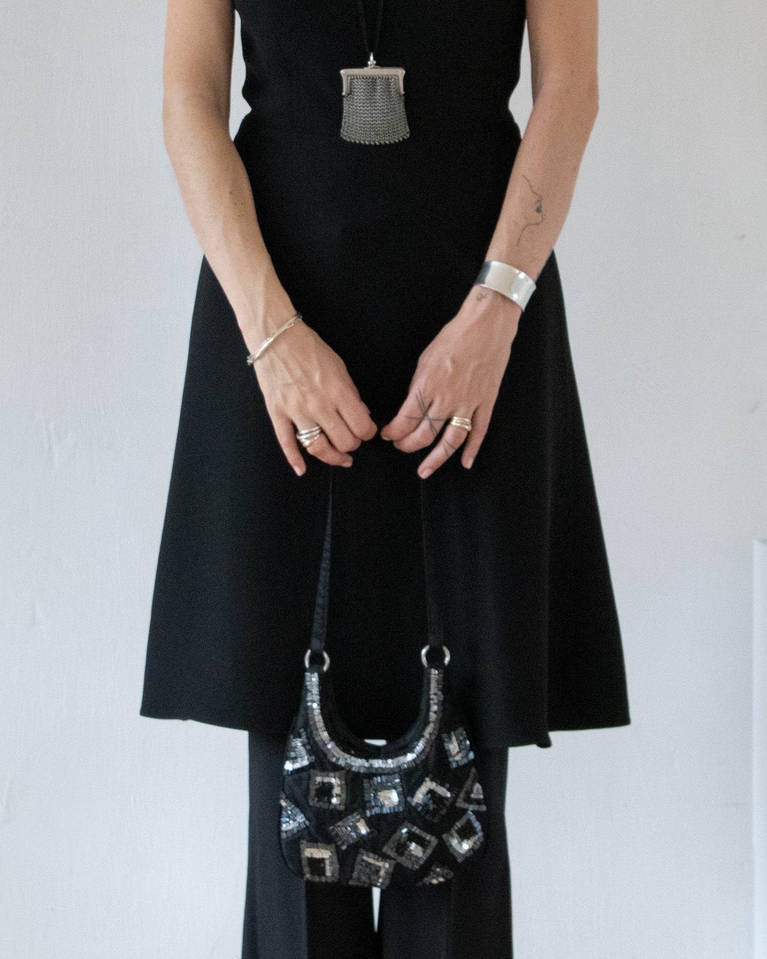 Mesh Sequin Bag