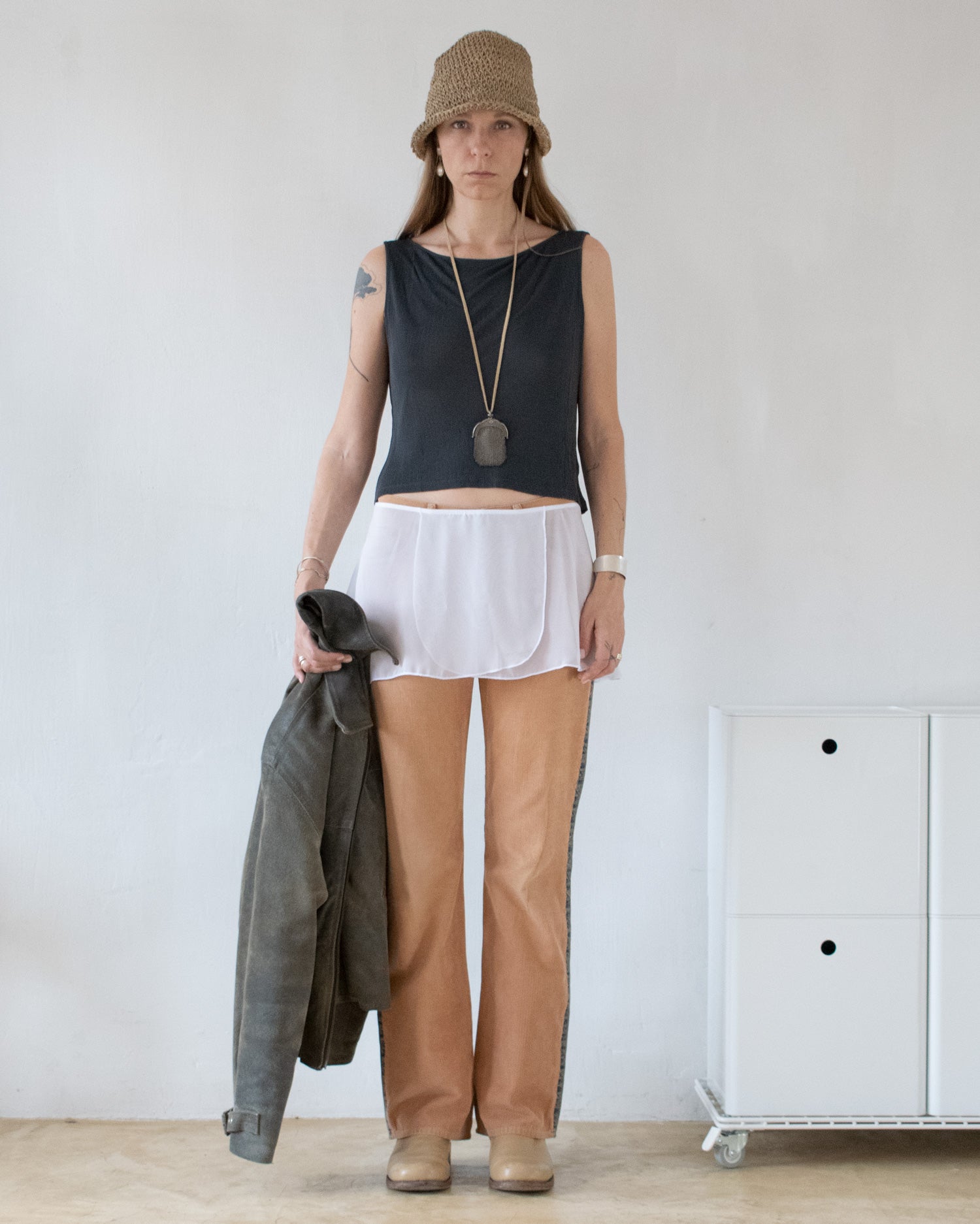 Sheer Ballet Skirt (White)