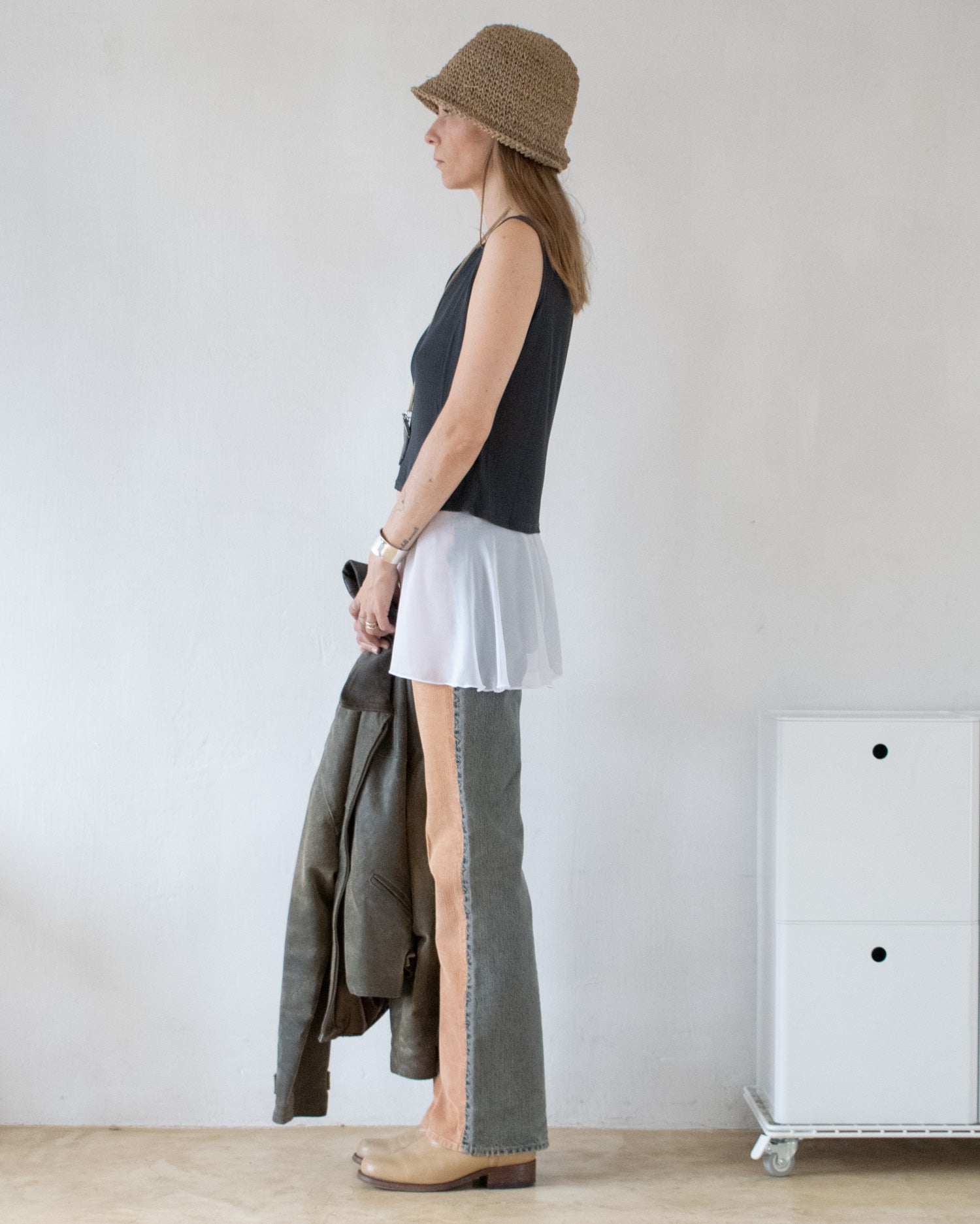 Sheer Ballet Skirt (White)