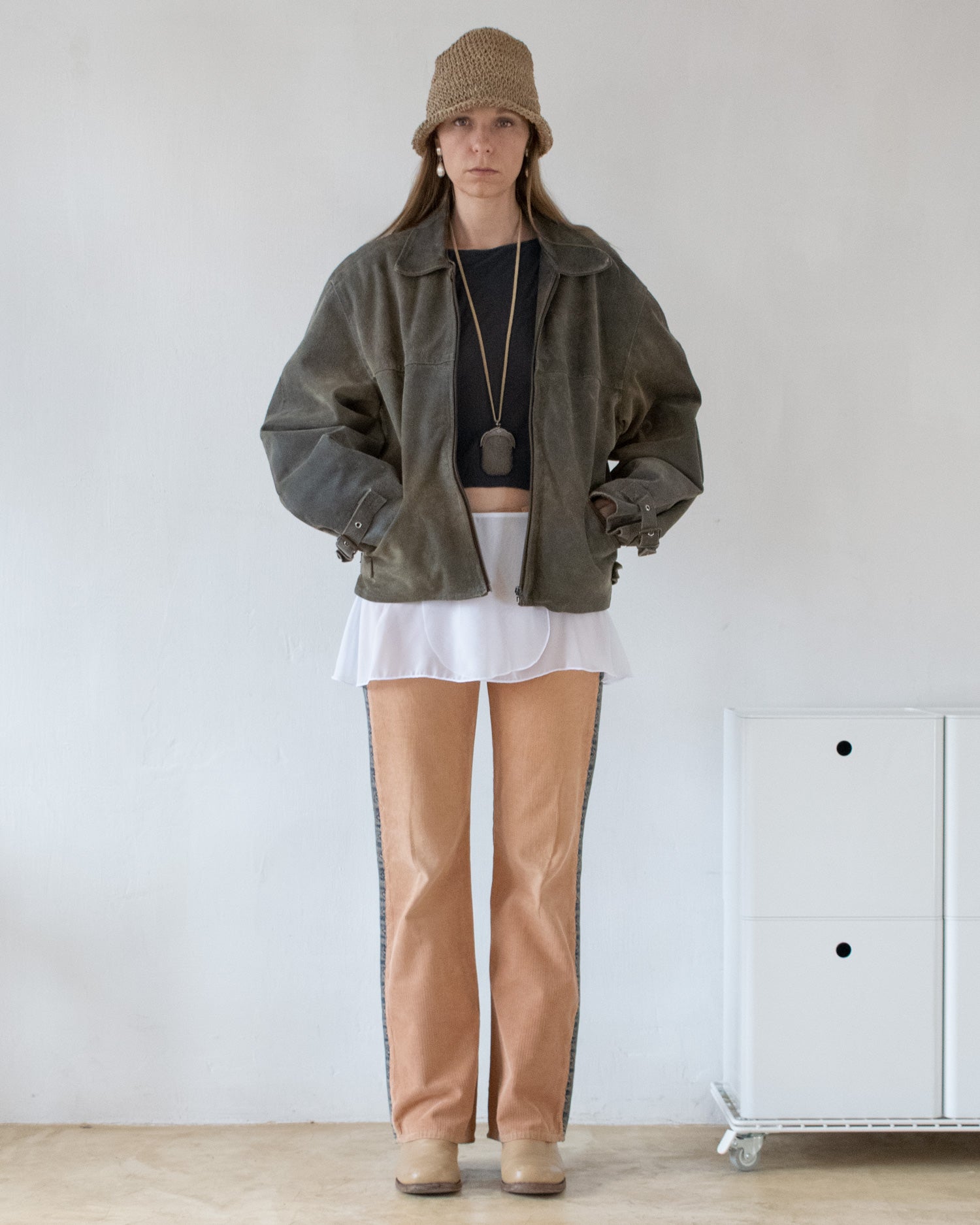 Aged Leather Jacket