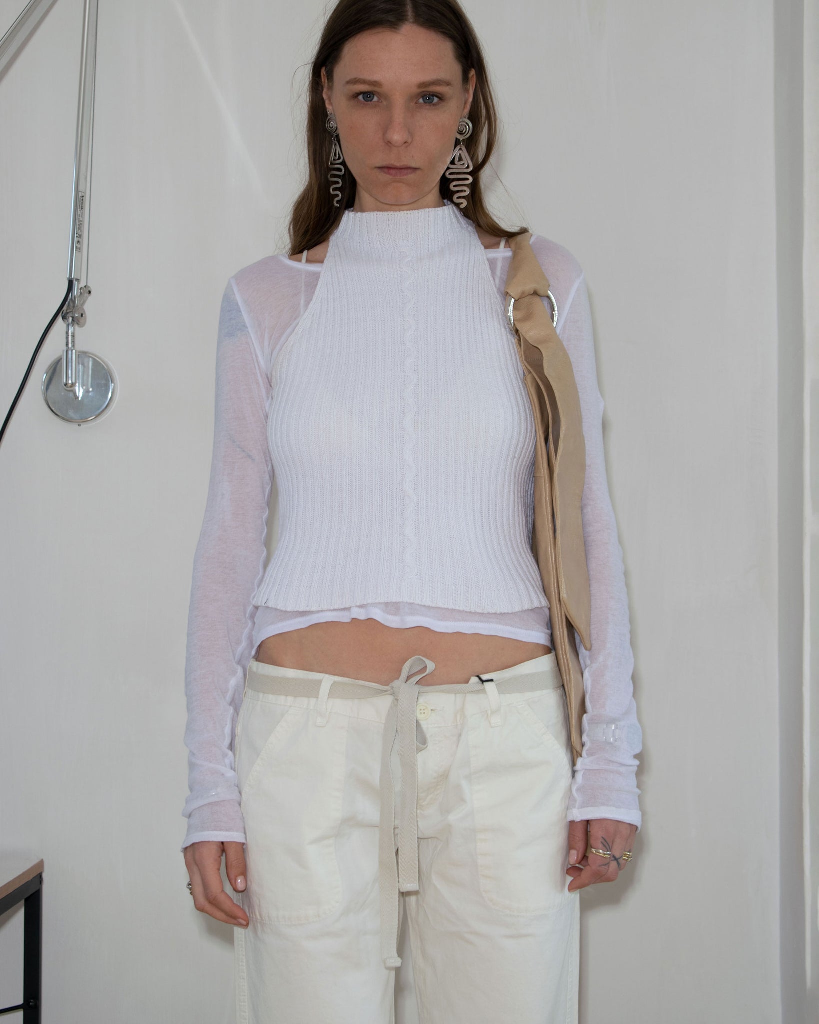 Knitted Sleeveless Top