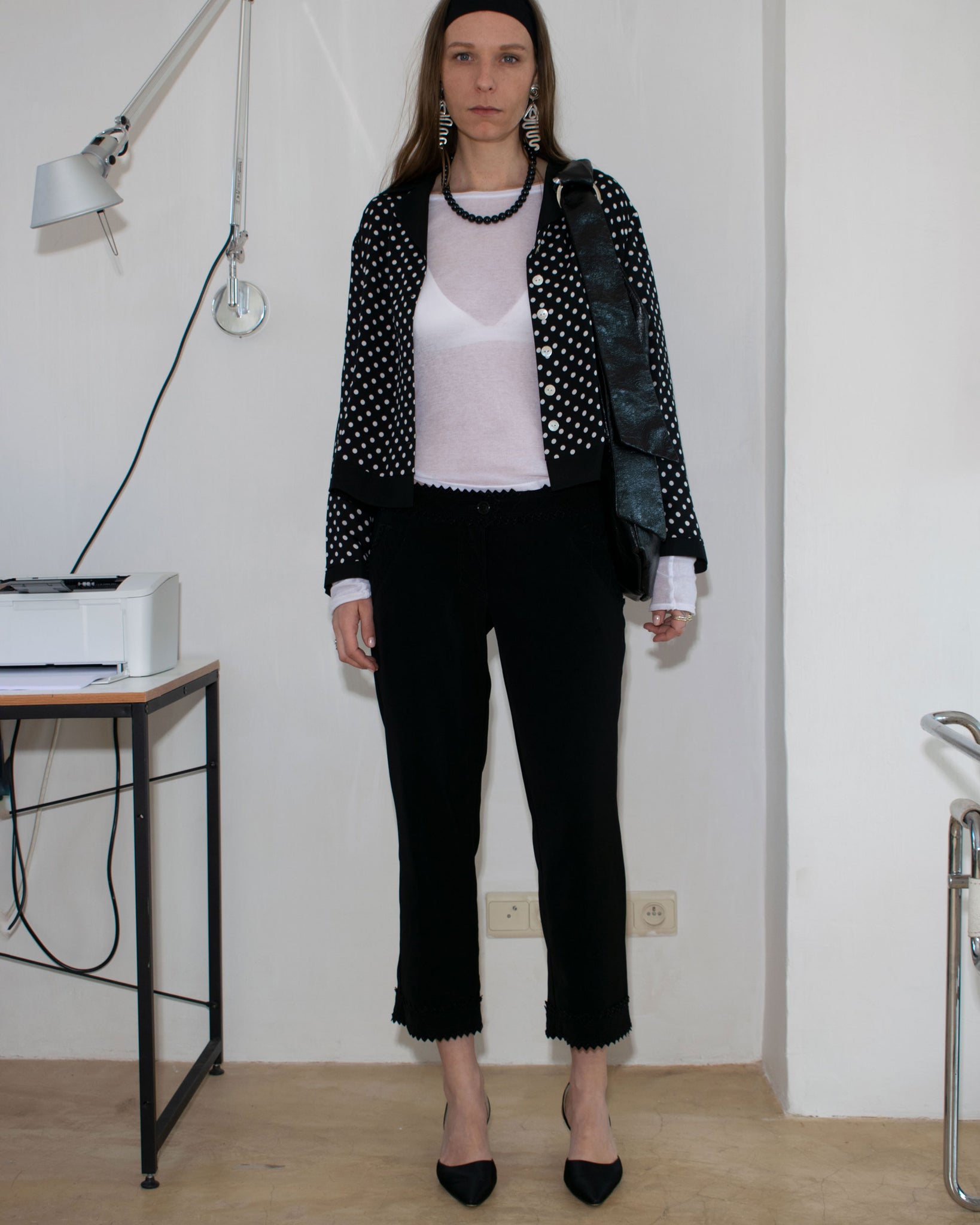 Silk Polka Dot Shirt