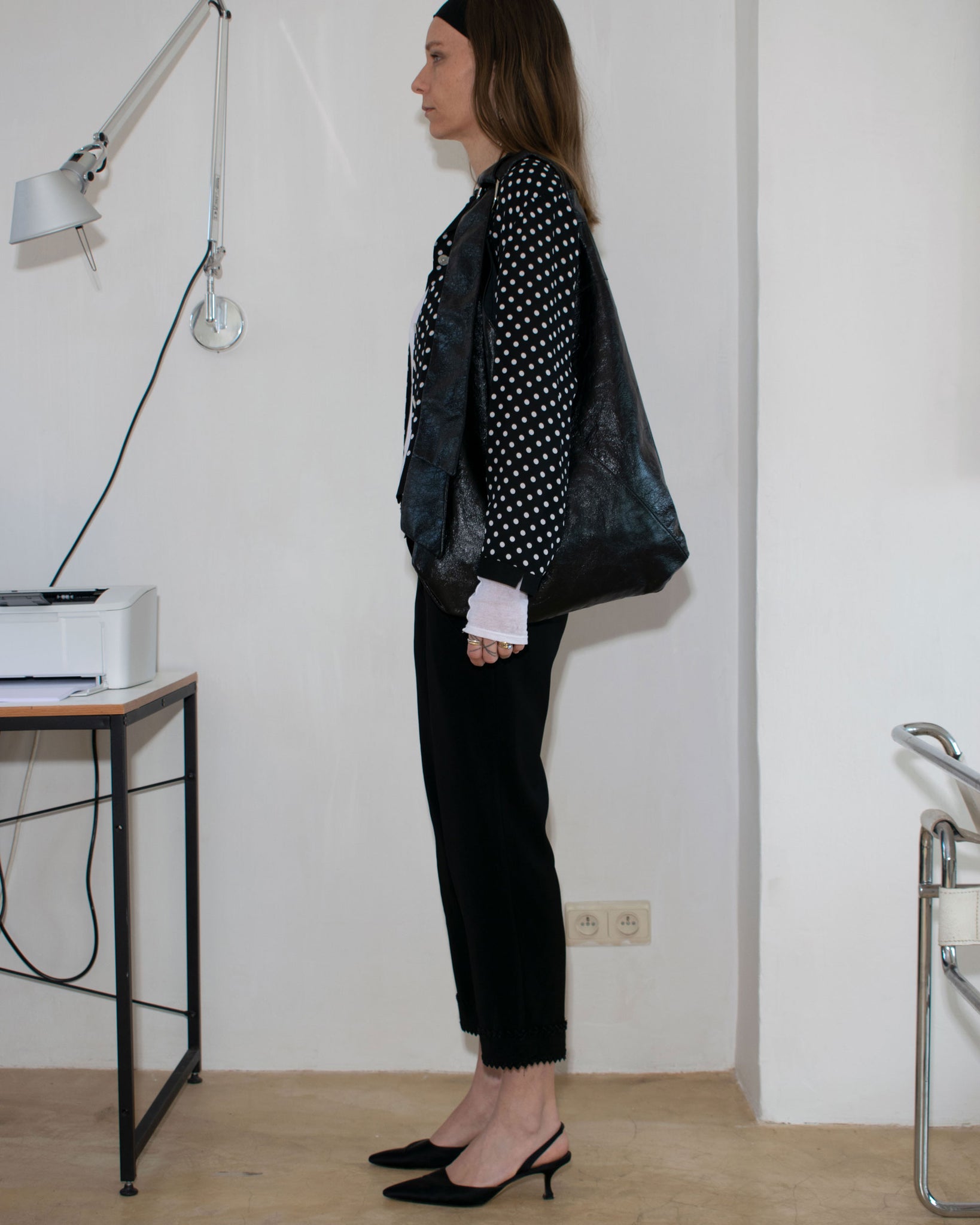 Silk Polka Dot Shirt