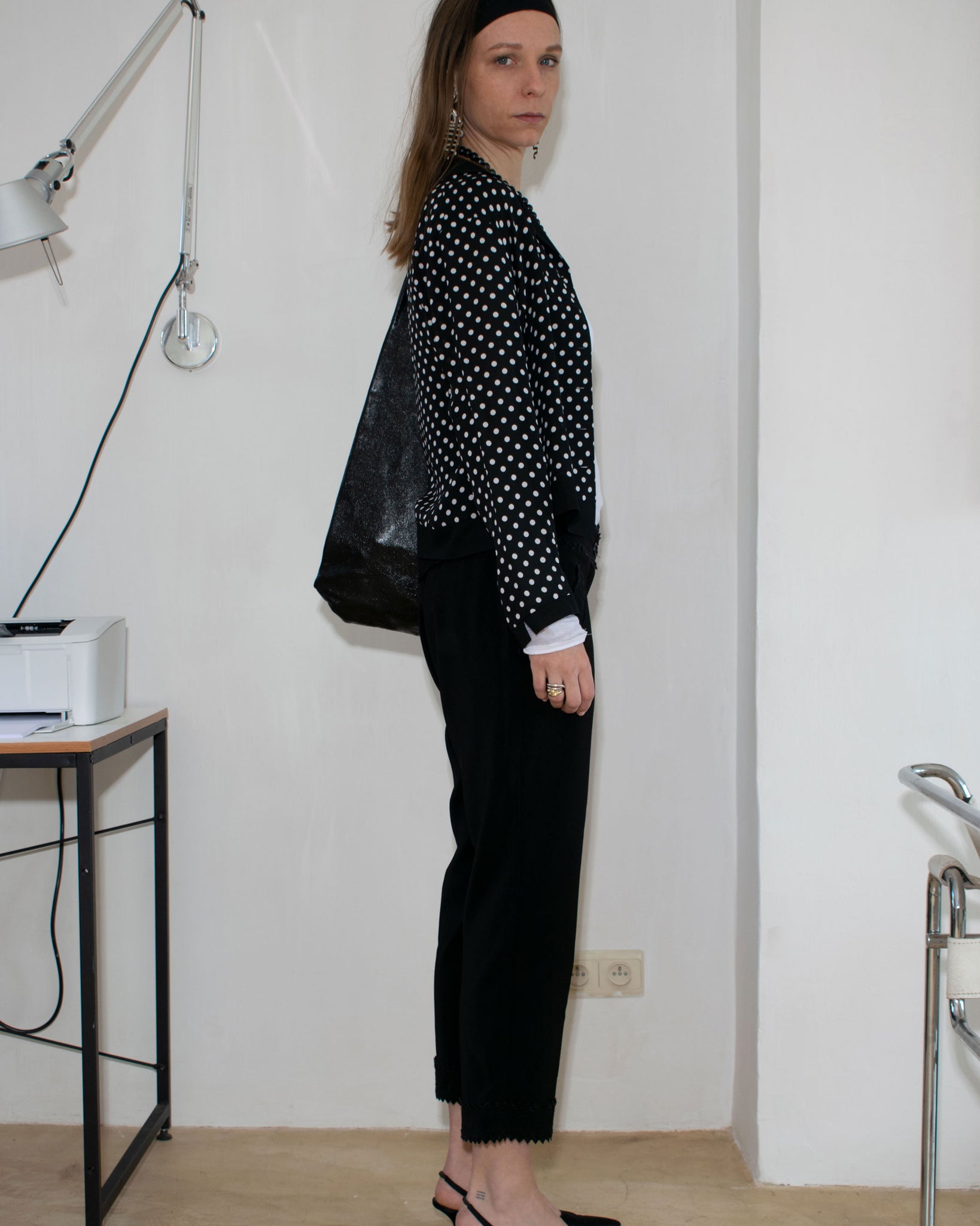 Silk Polka Dot Shirt