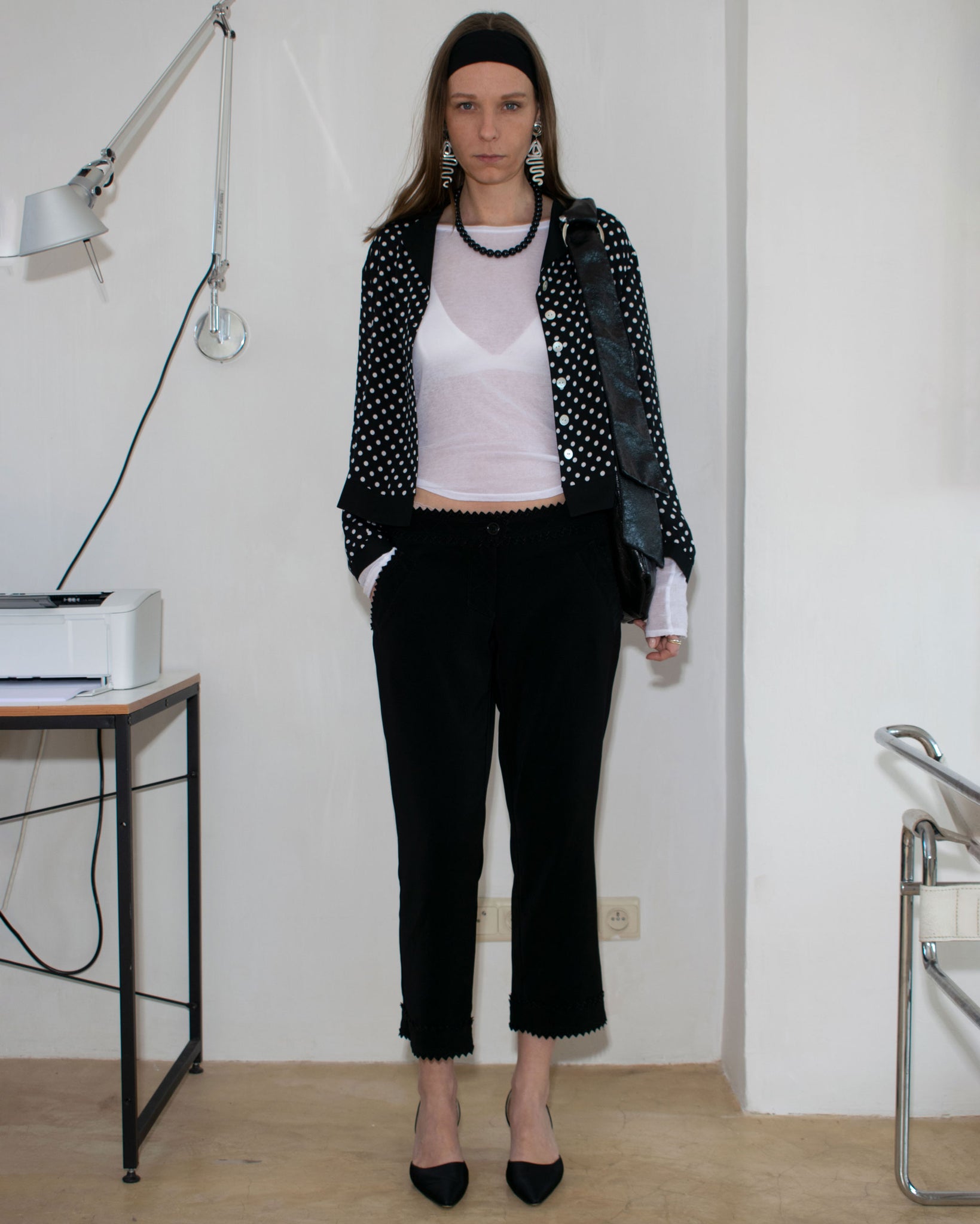 Silk Polka Dot Shirt