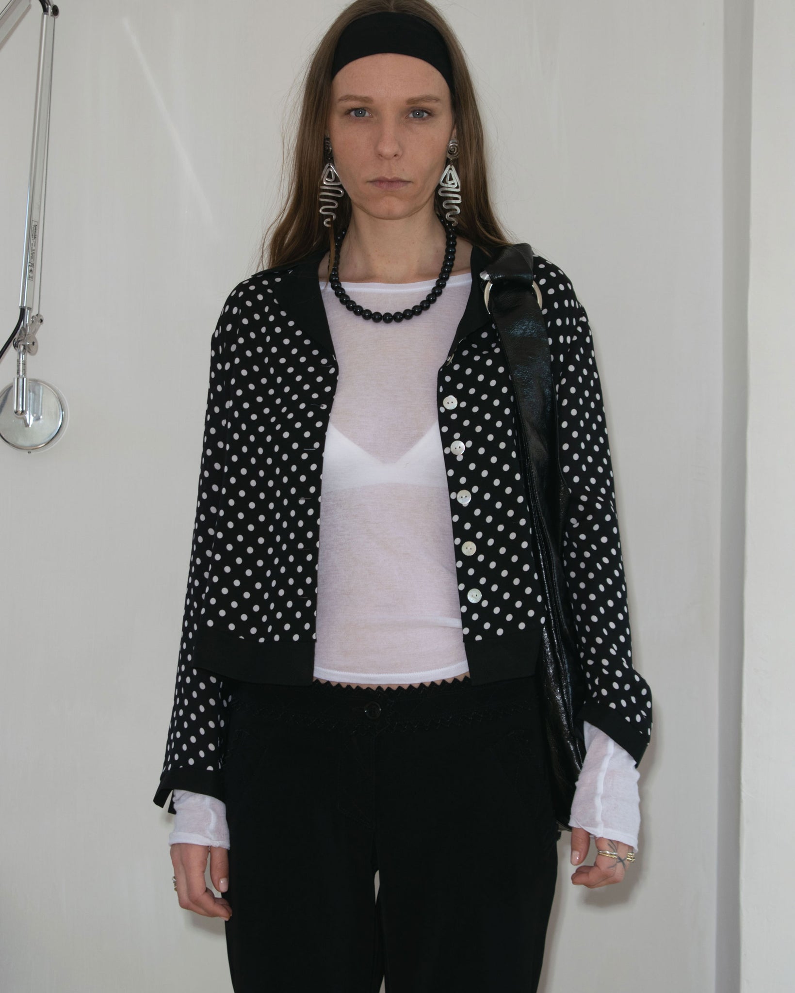 Silk Polka Dot Shirt