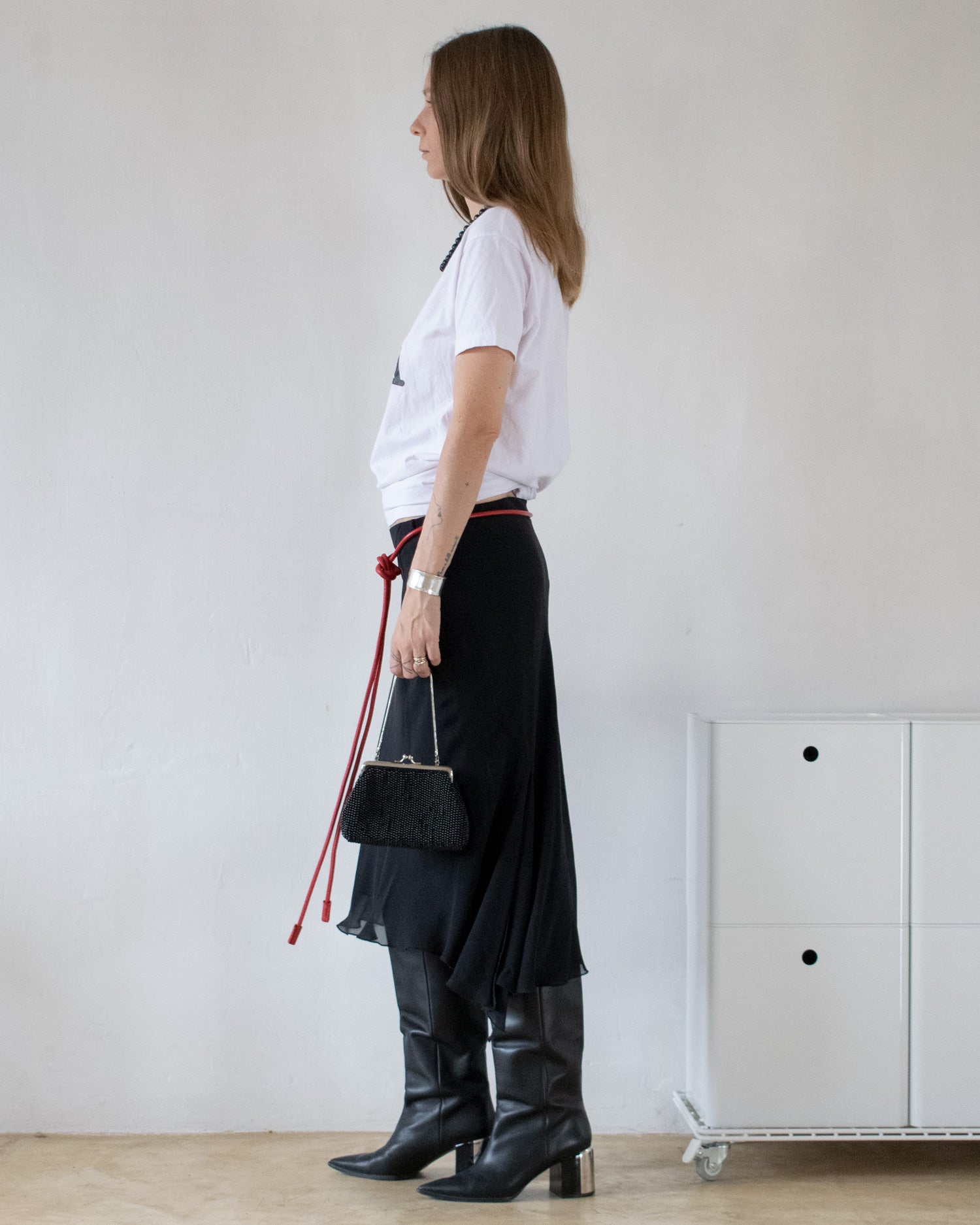 Crepe Silk Skirt