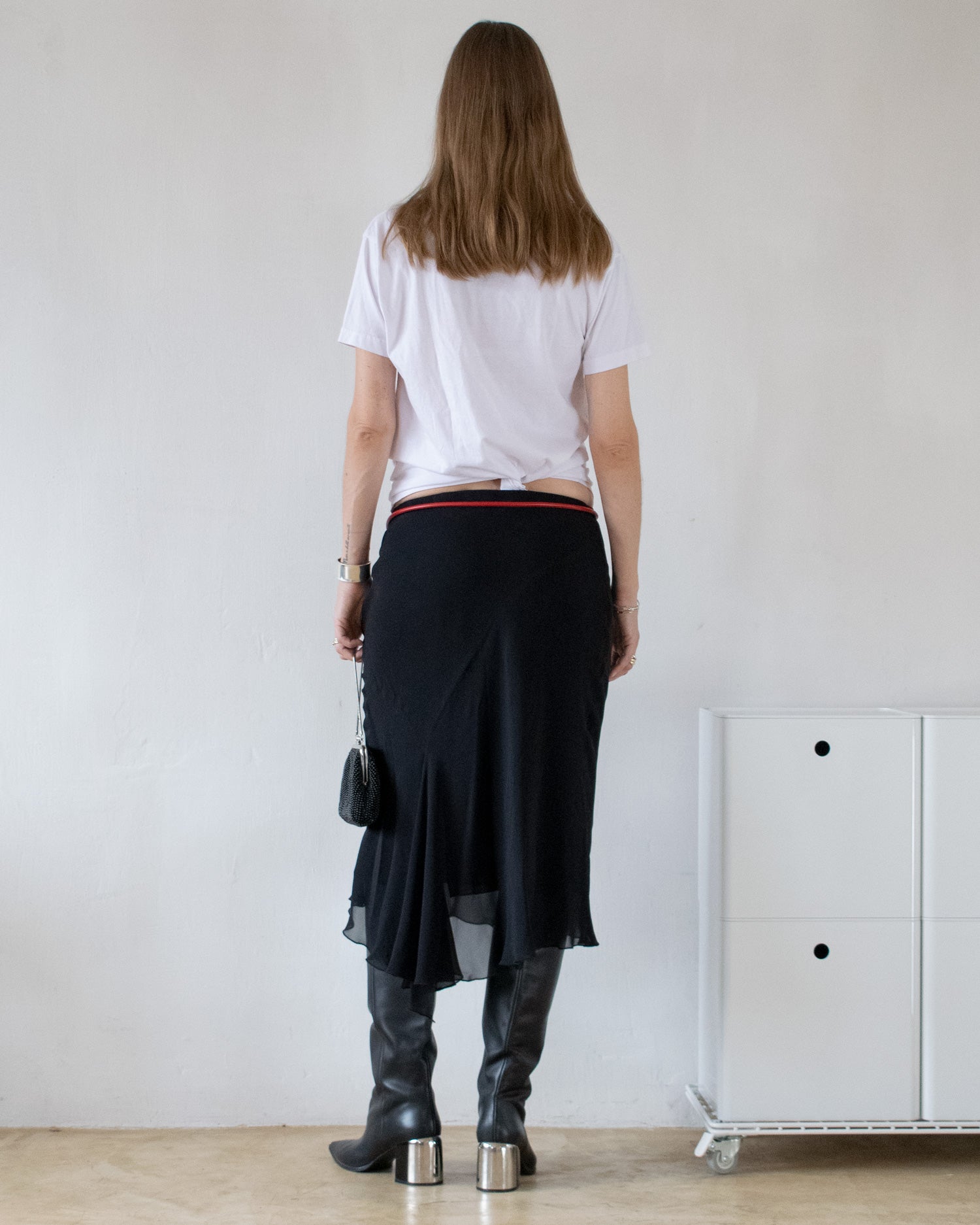 Crepe Silk Skirt