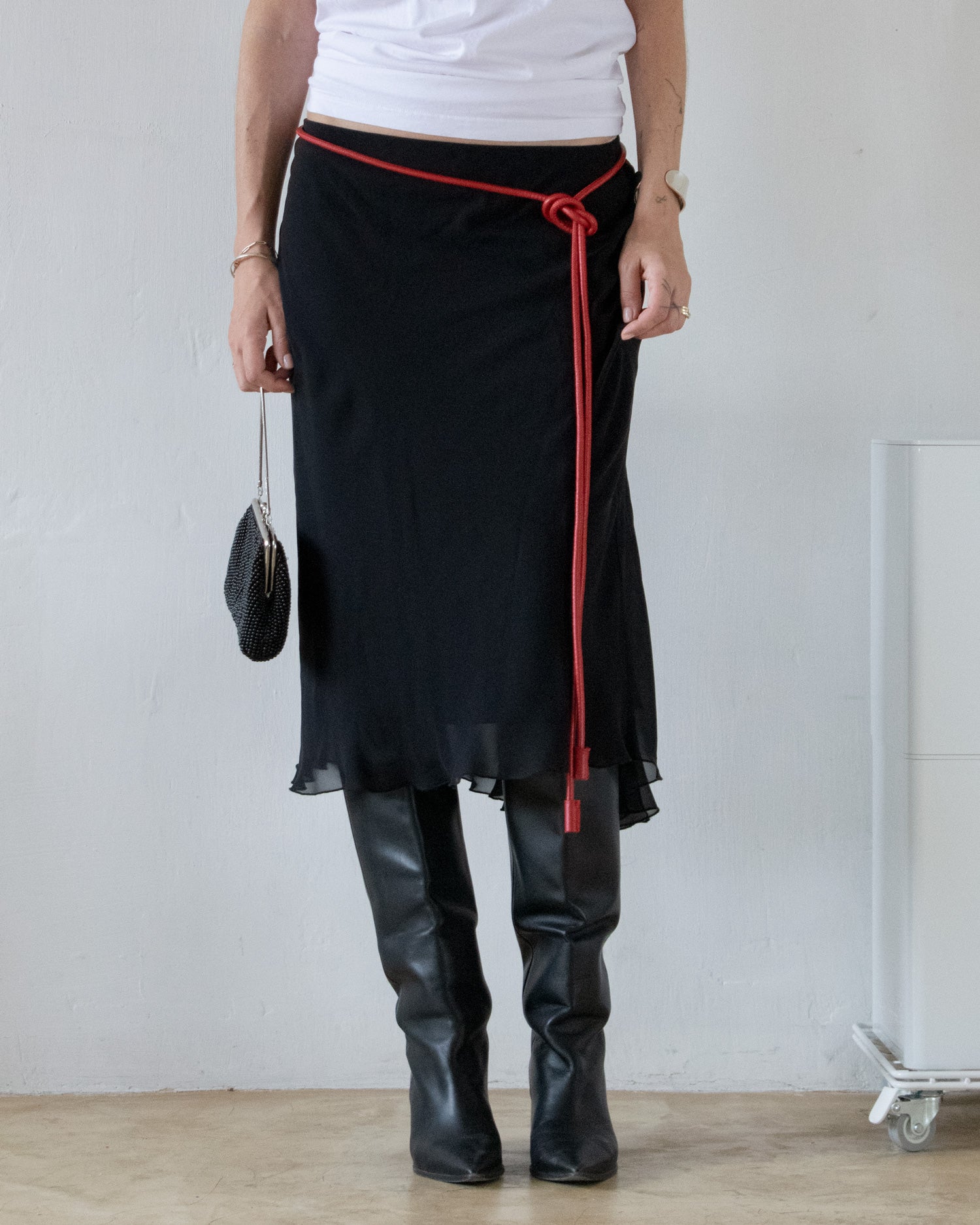 Crepe Silk Skirt