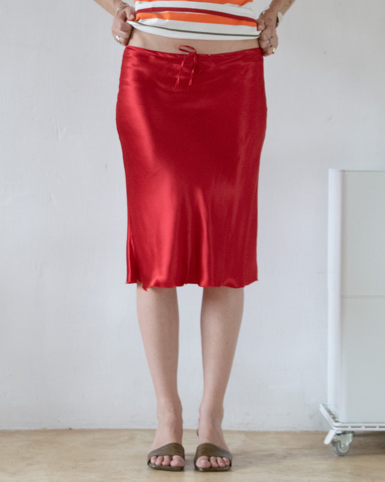 Silk Slip Skirt