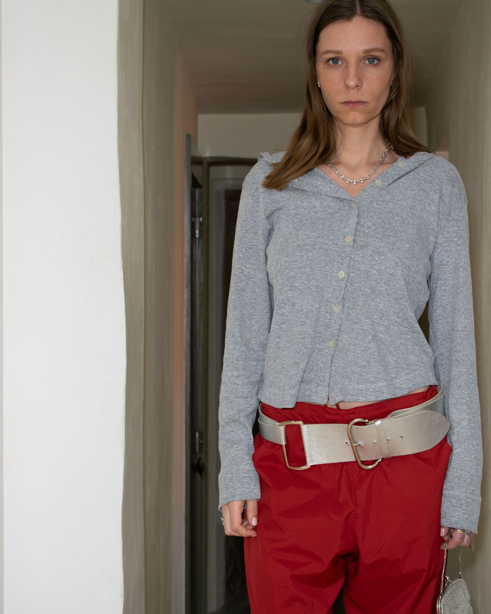 Hooded Cotton Cardigan