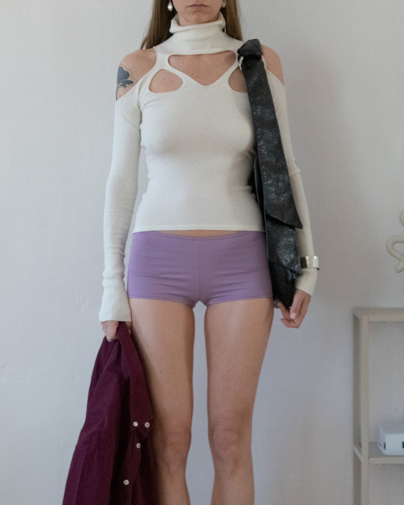 Cutout Knit Top
