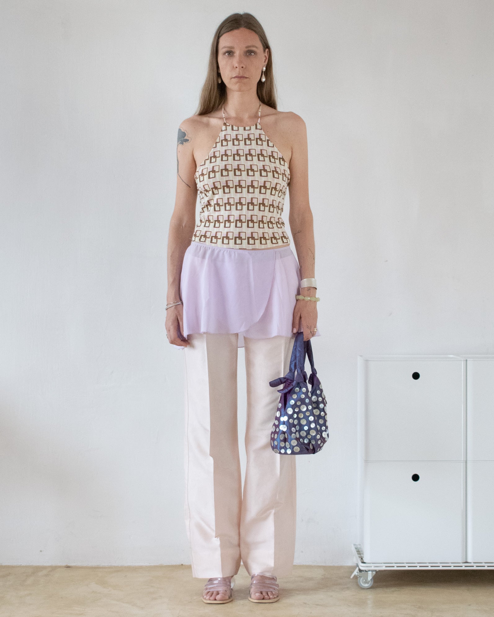 Printed Halter Top