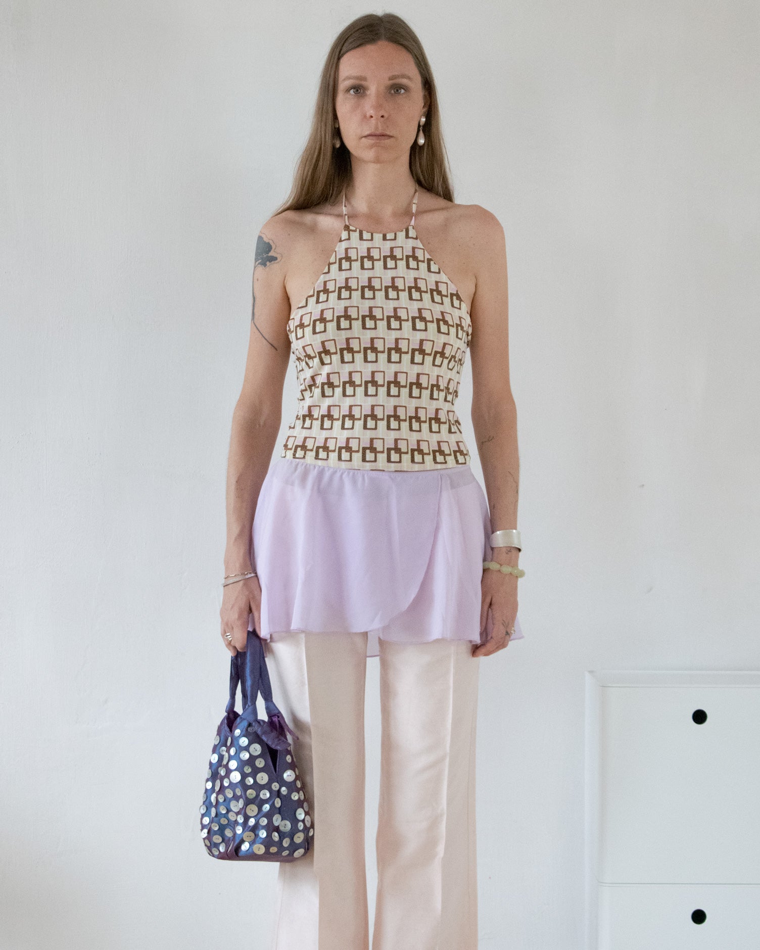Printed Halter Top