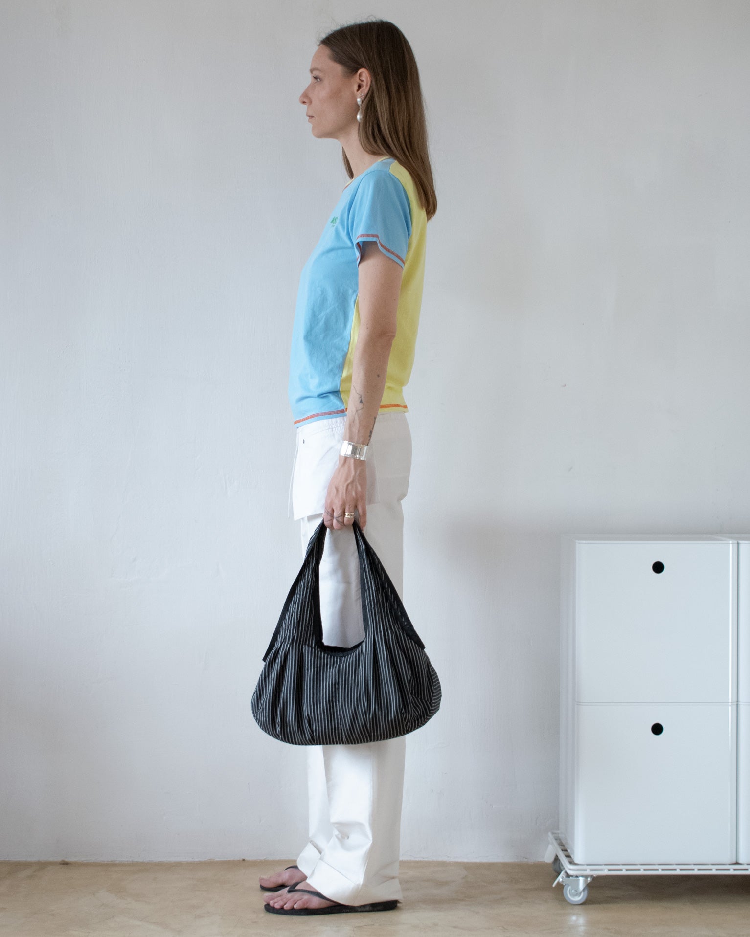 Shantung Silk Pants