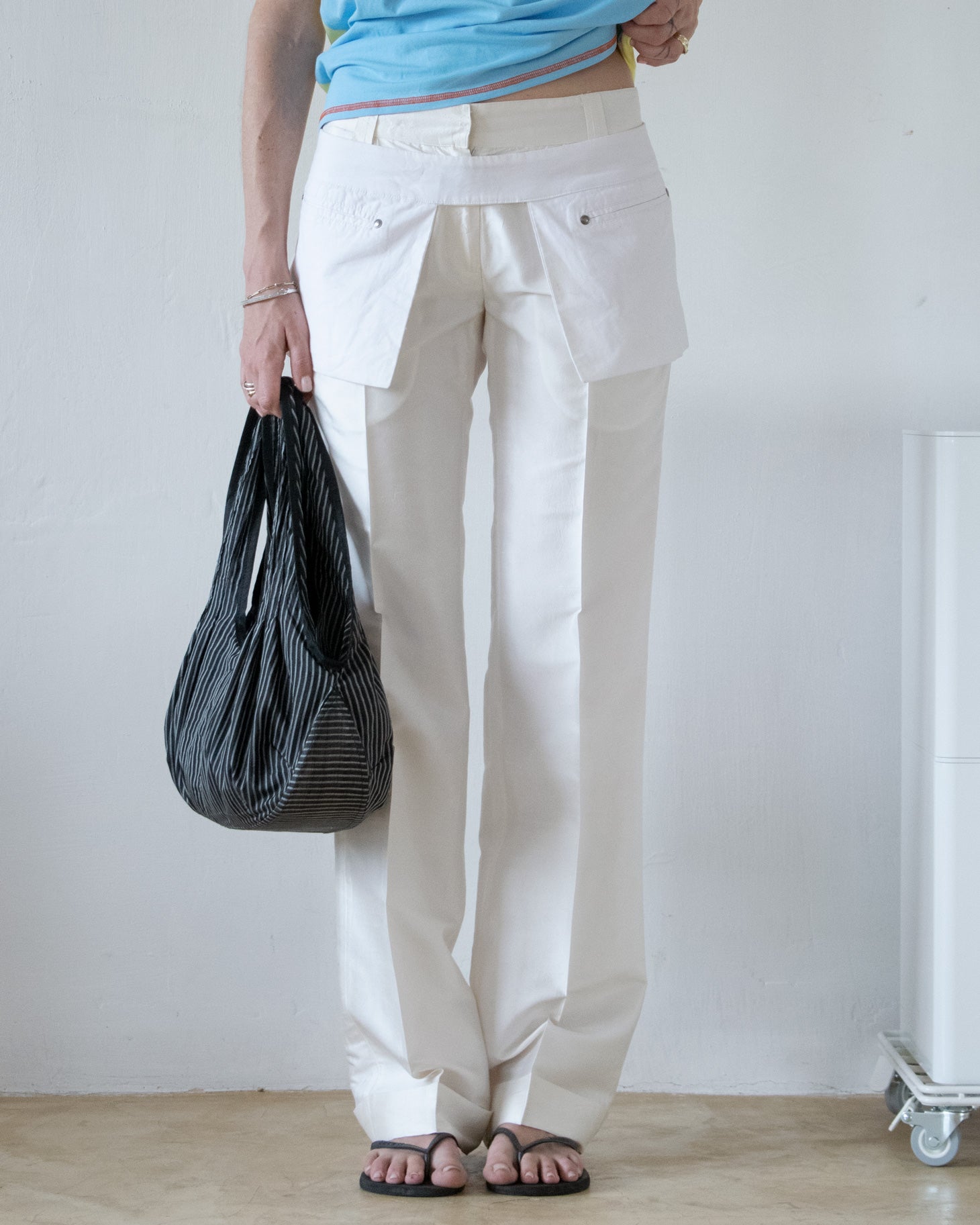 Silk Striped Bag