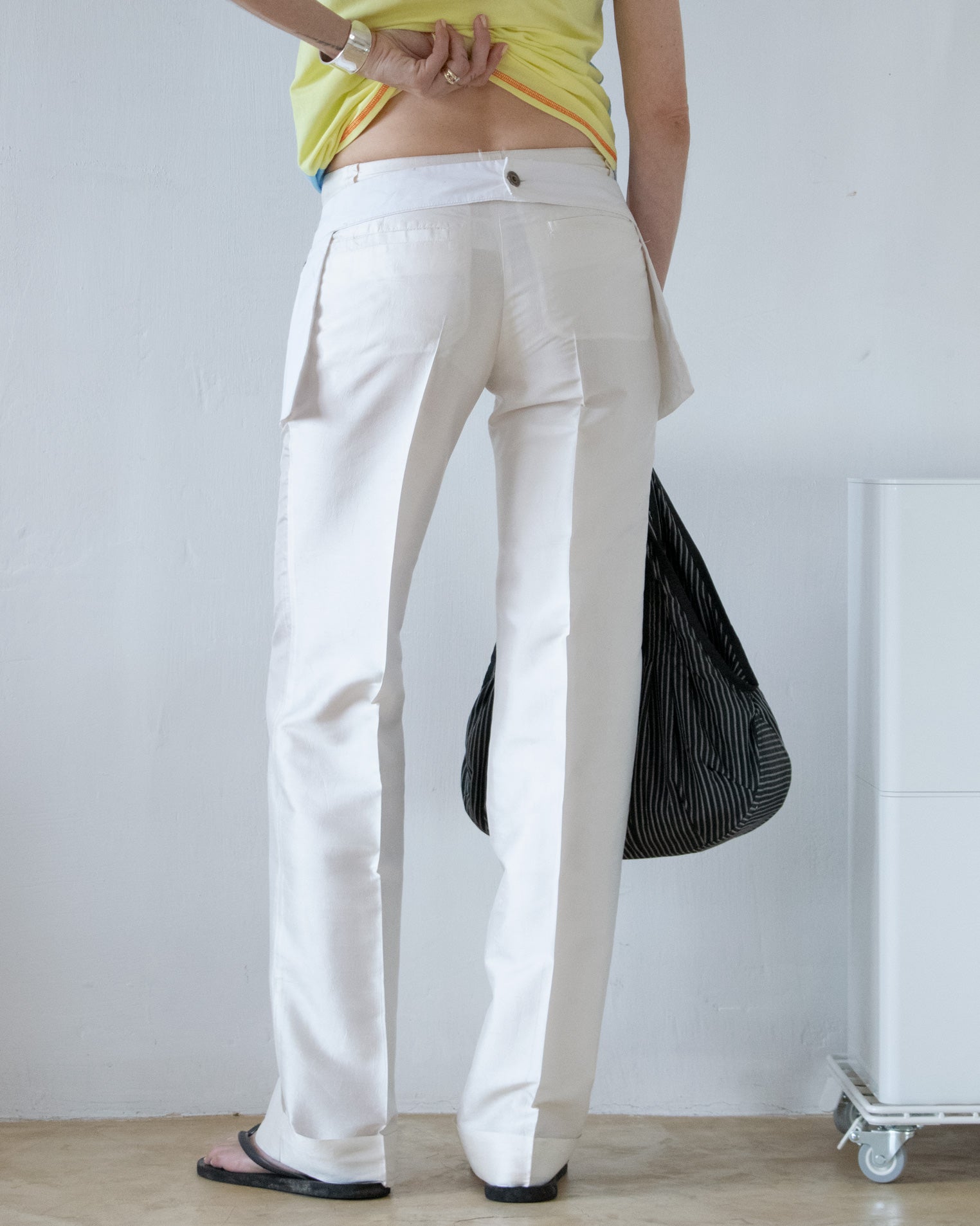 Shantung Silk Pants