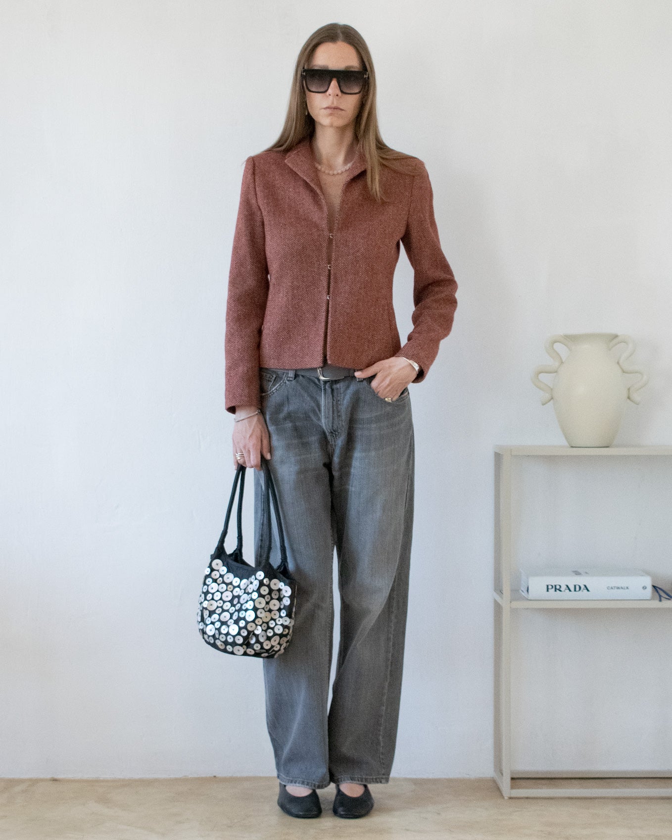 Hip-length Wool Blazer