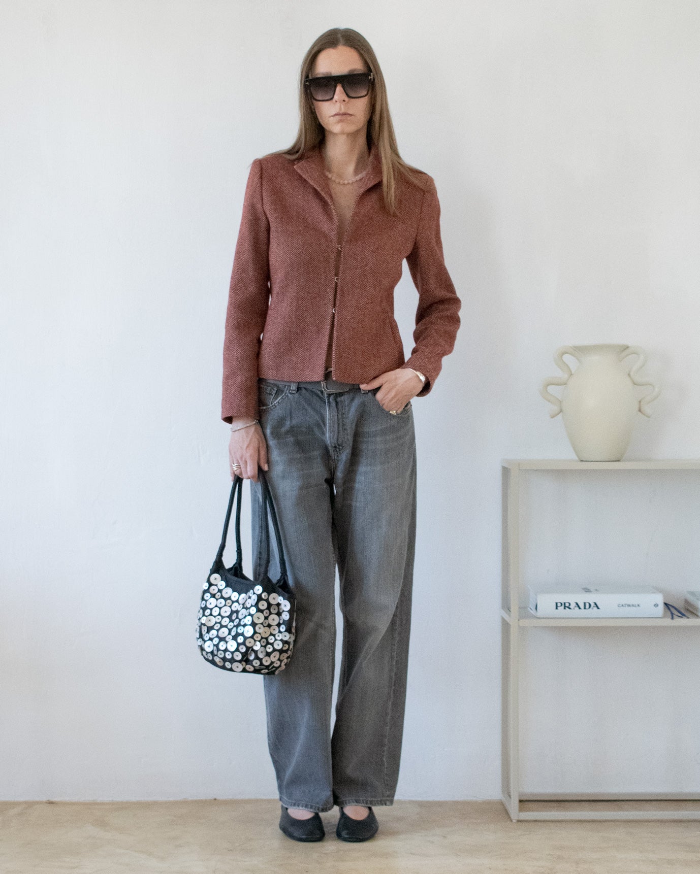 Hip-length Wool Blazer