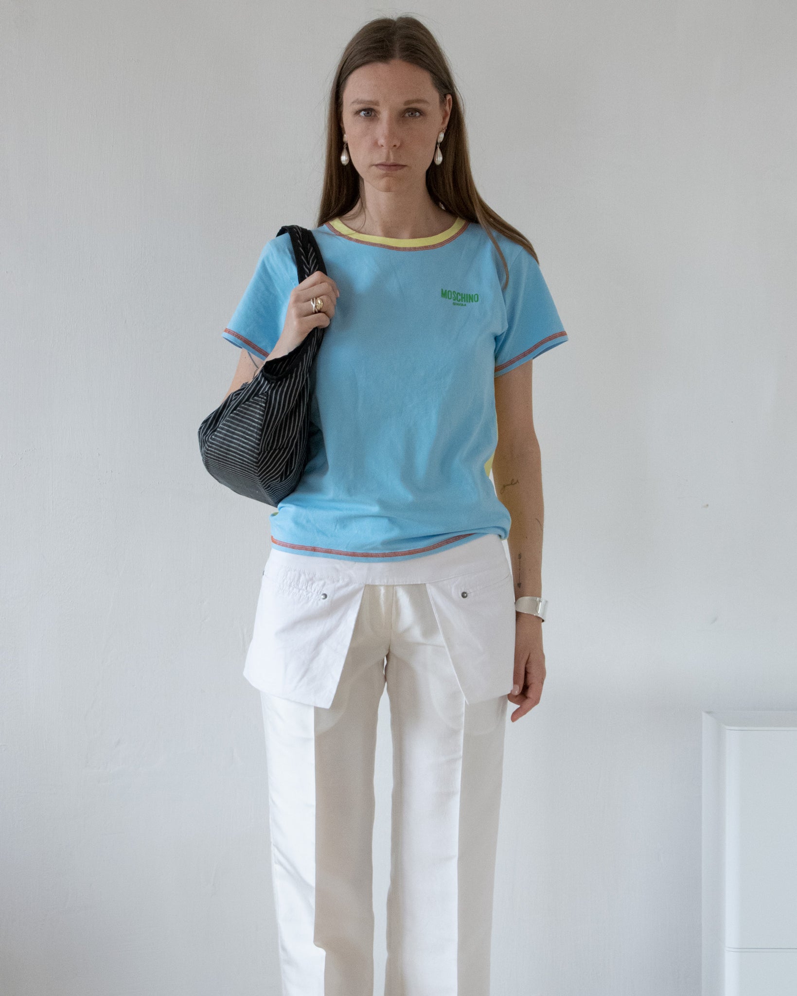 Silk Striped Bag