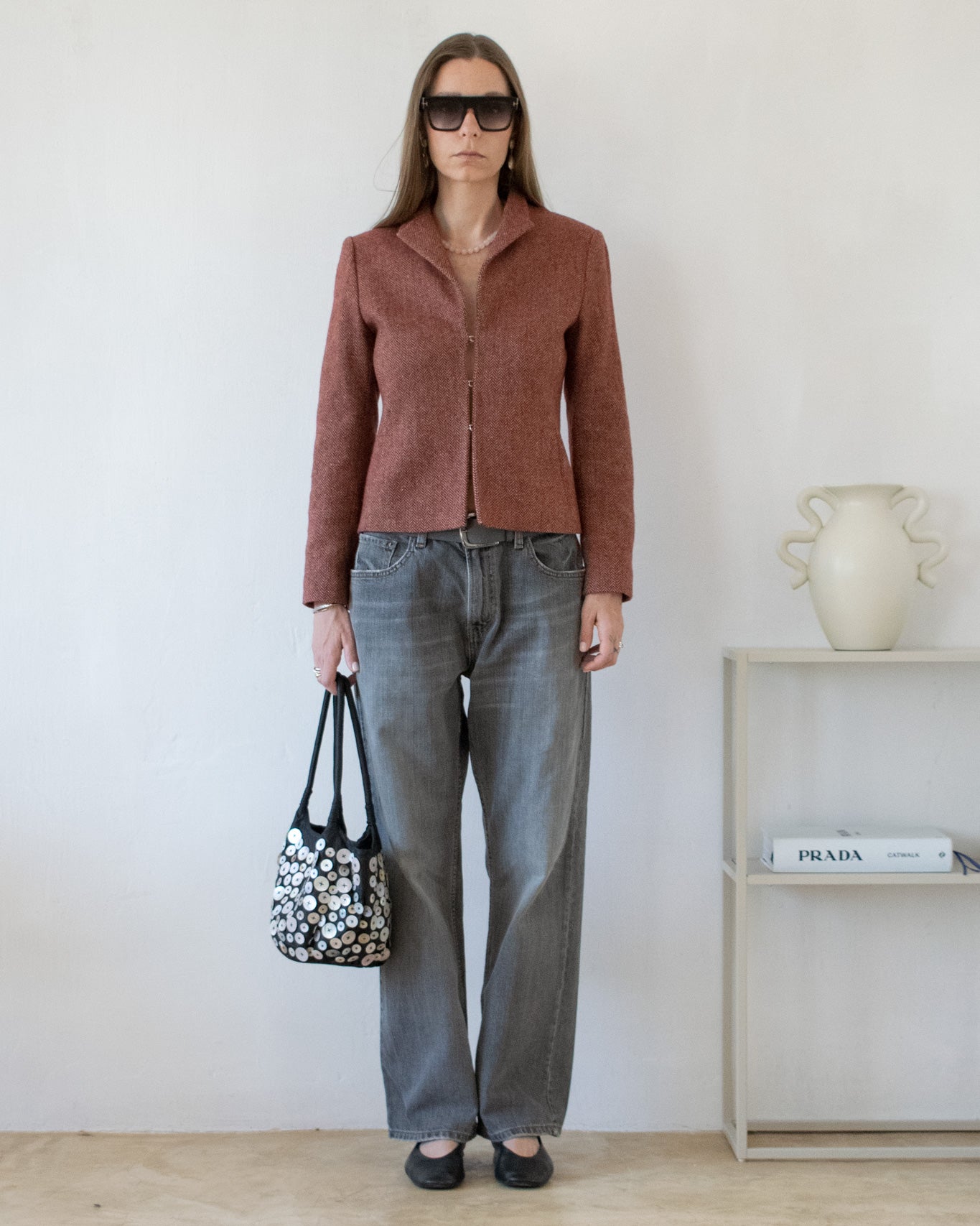 Hip-length Wool Blazer