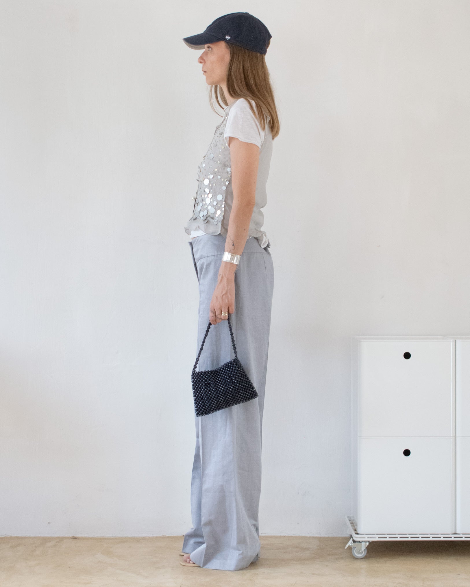 Silk Sequin Top