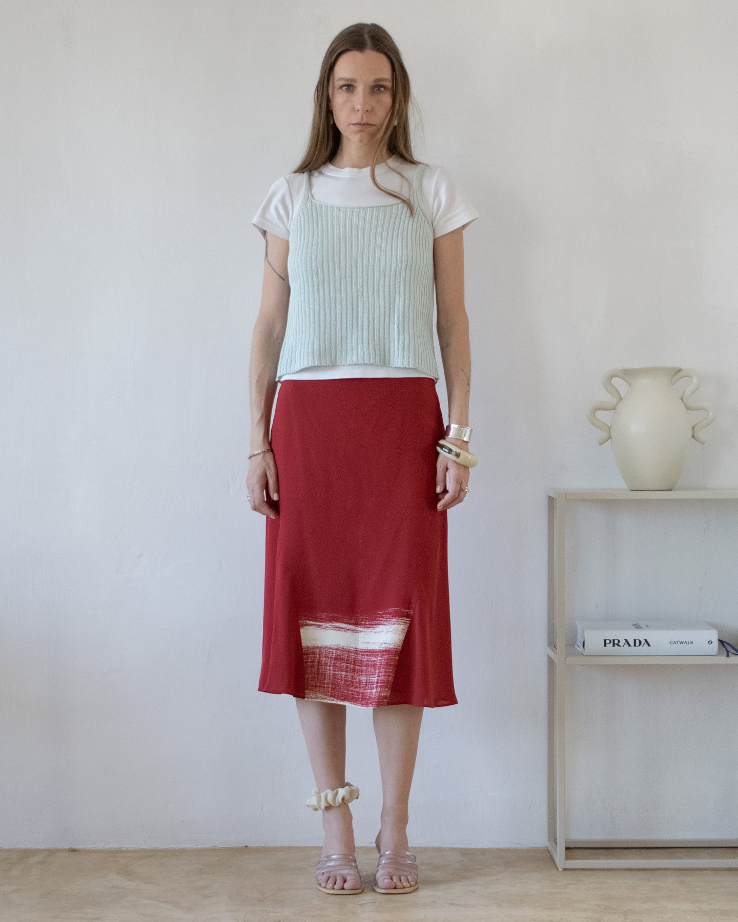 Bias-Cut Skirt