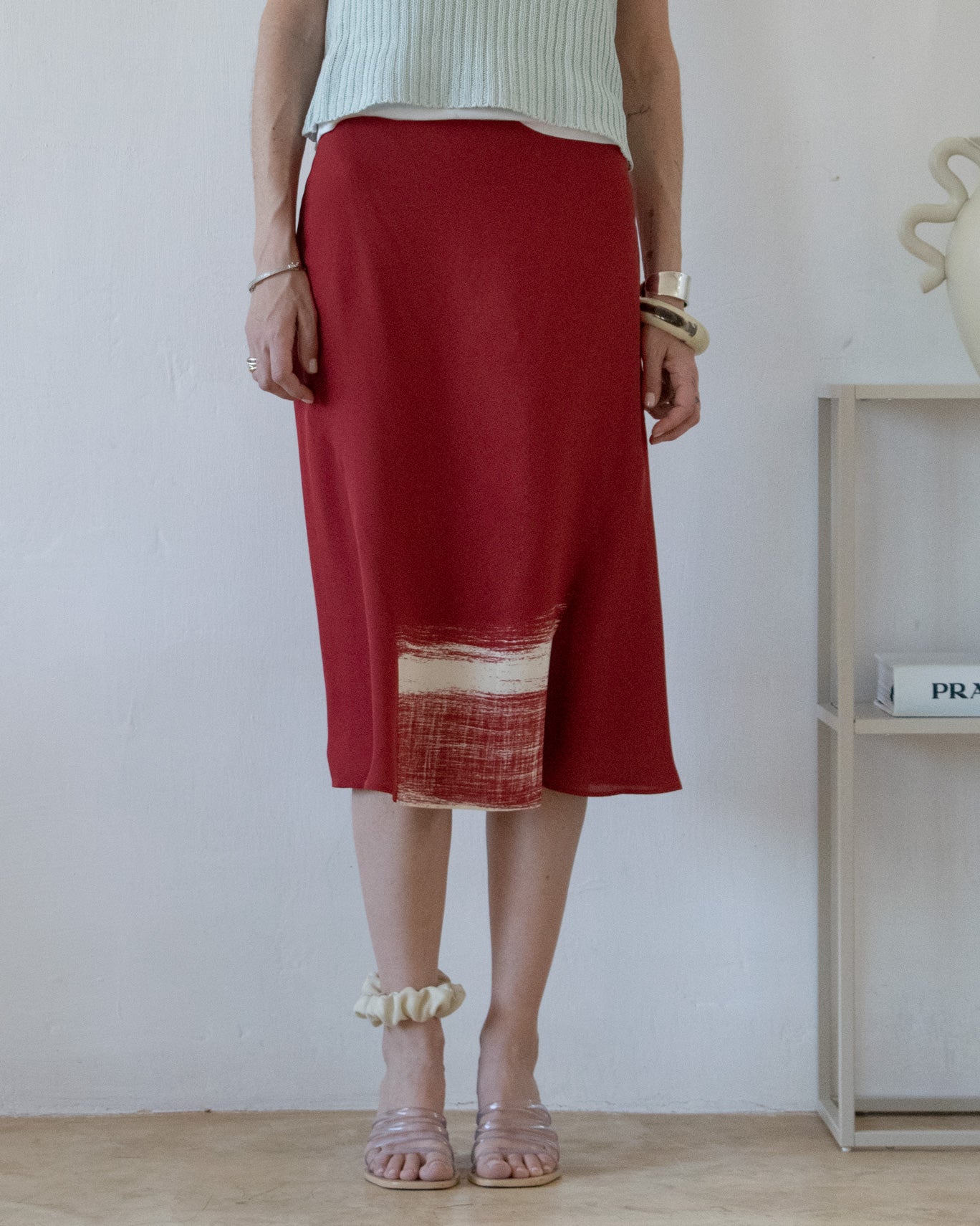 Bias-Cut Skirt