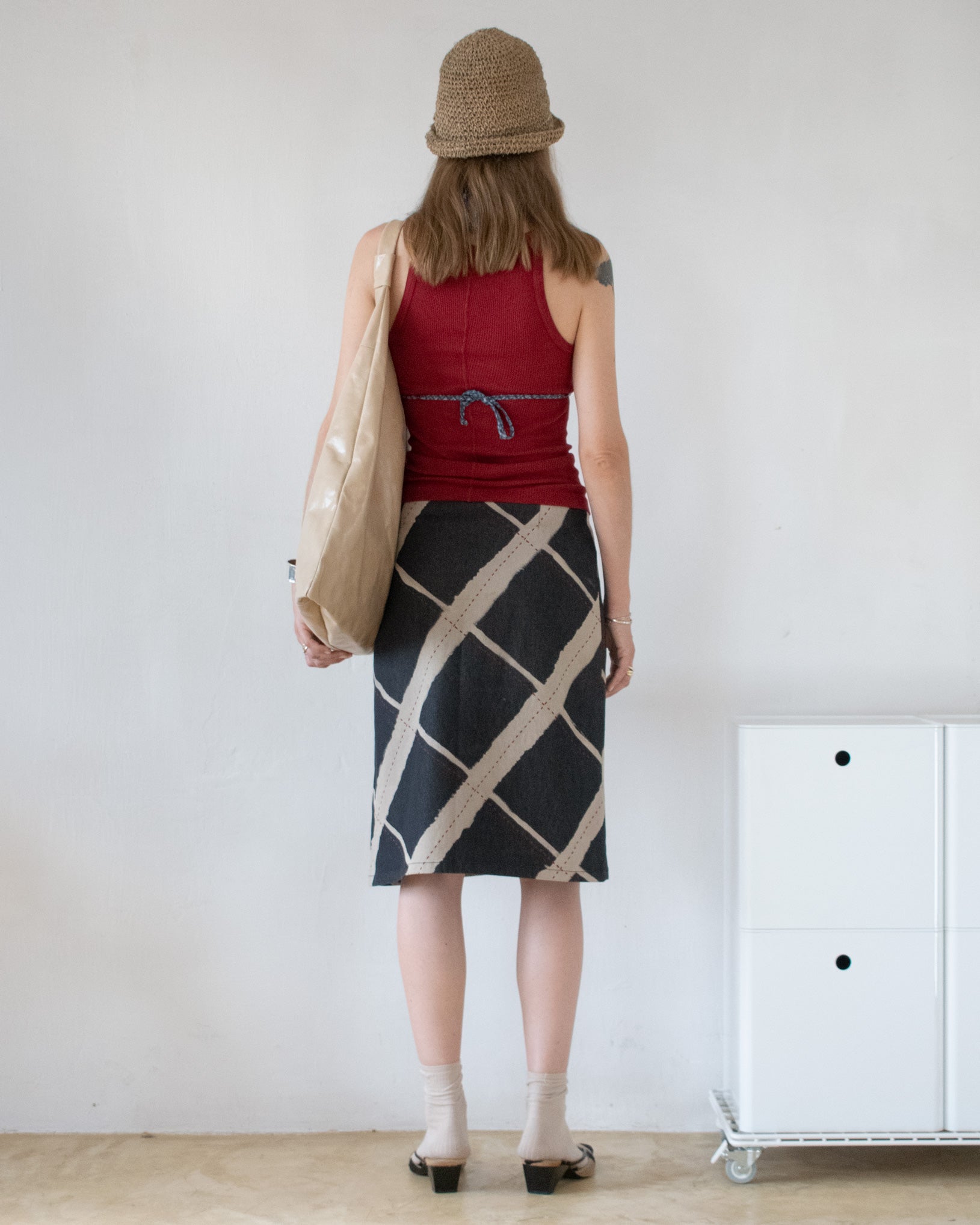 Graphic Midi Skirt