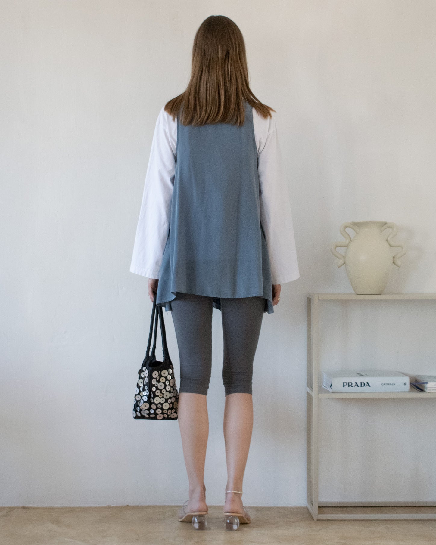 Sleeveless Silk Top