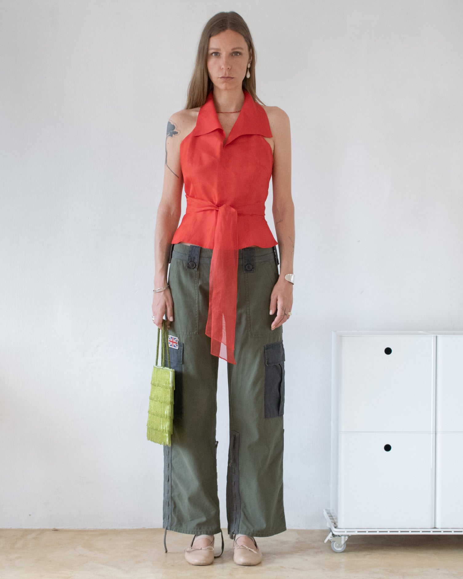Silk Wrap Top