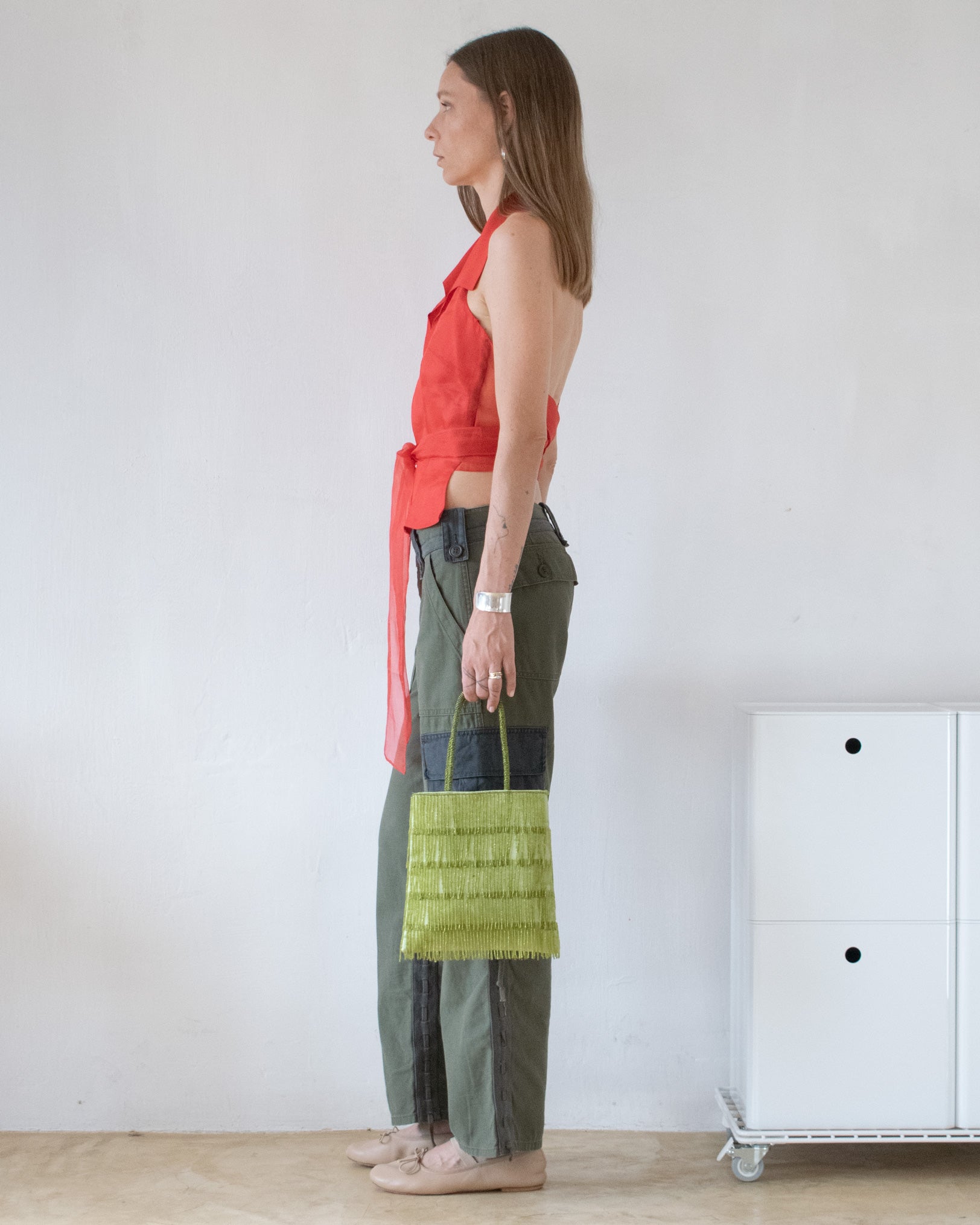 Silk Wrap Top