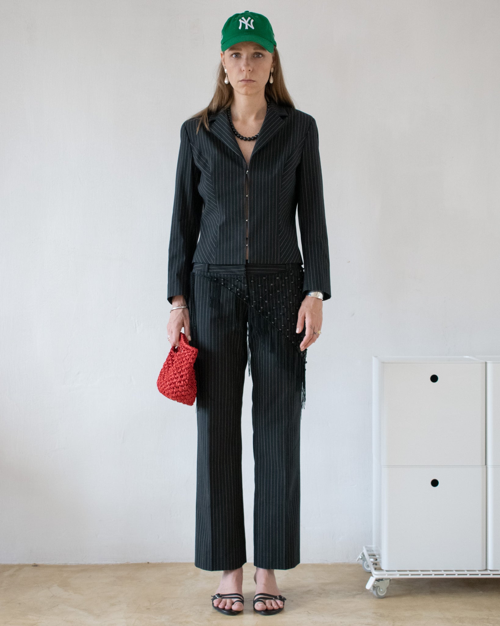 Pinstripe Pant Suit