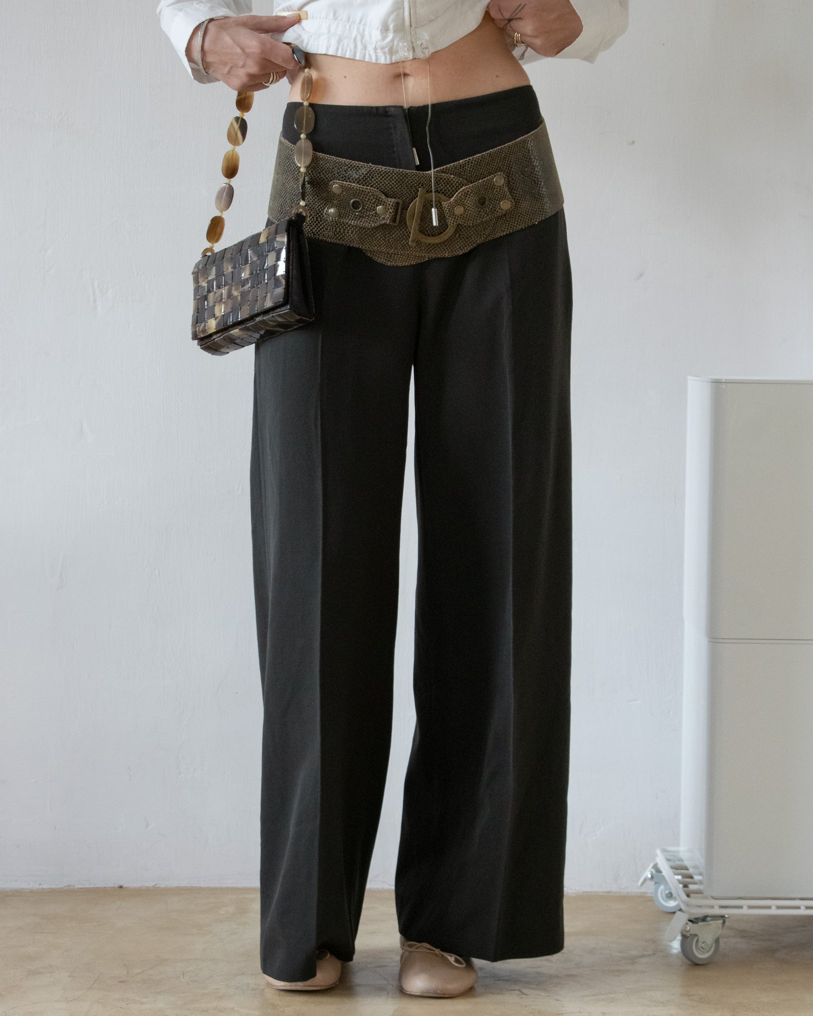Embossed Leather Belt