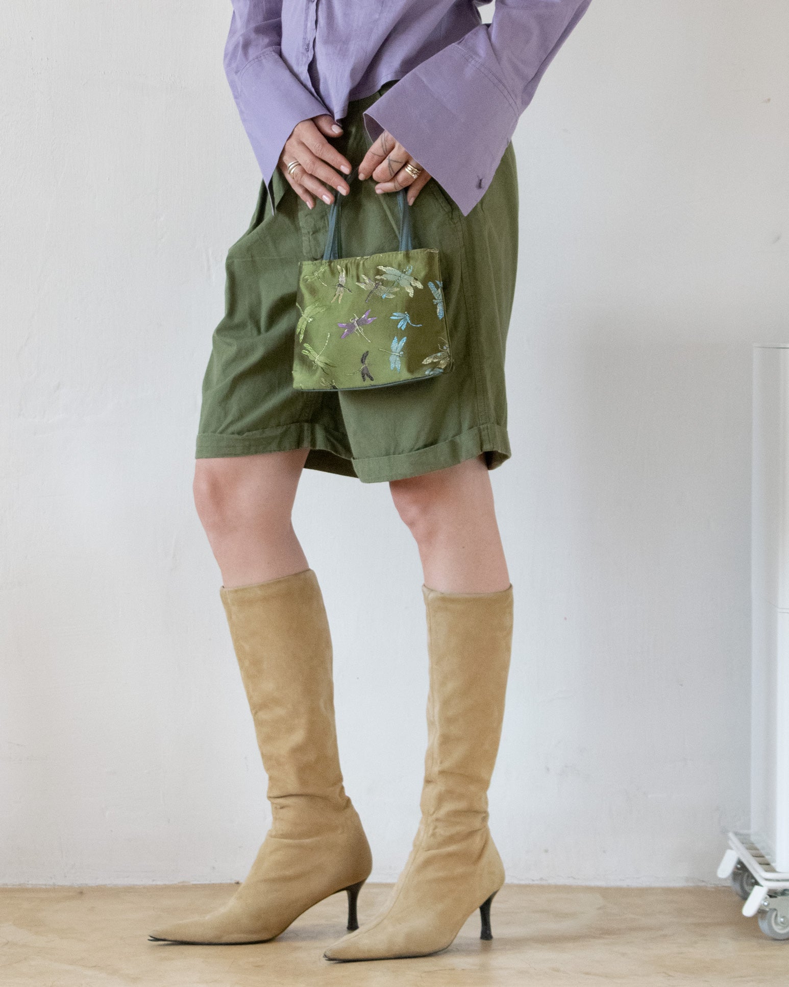 Dragonfly Embroidered Bag