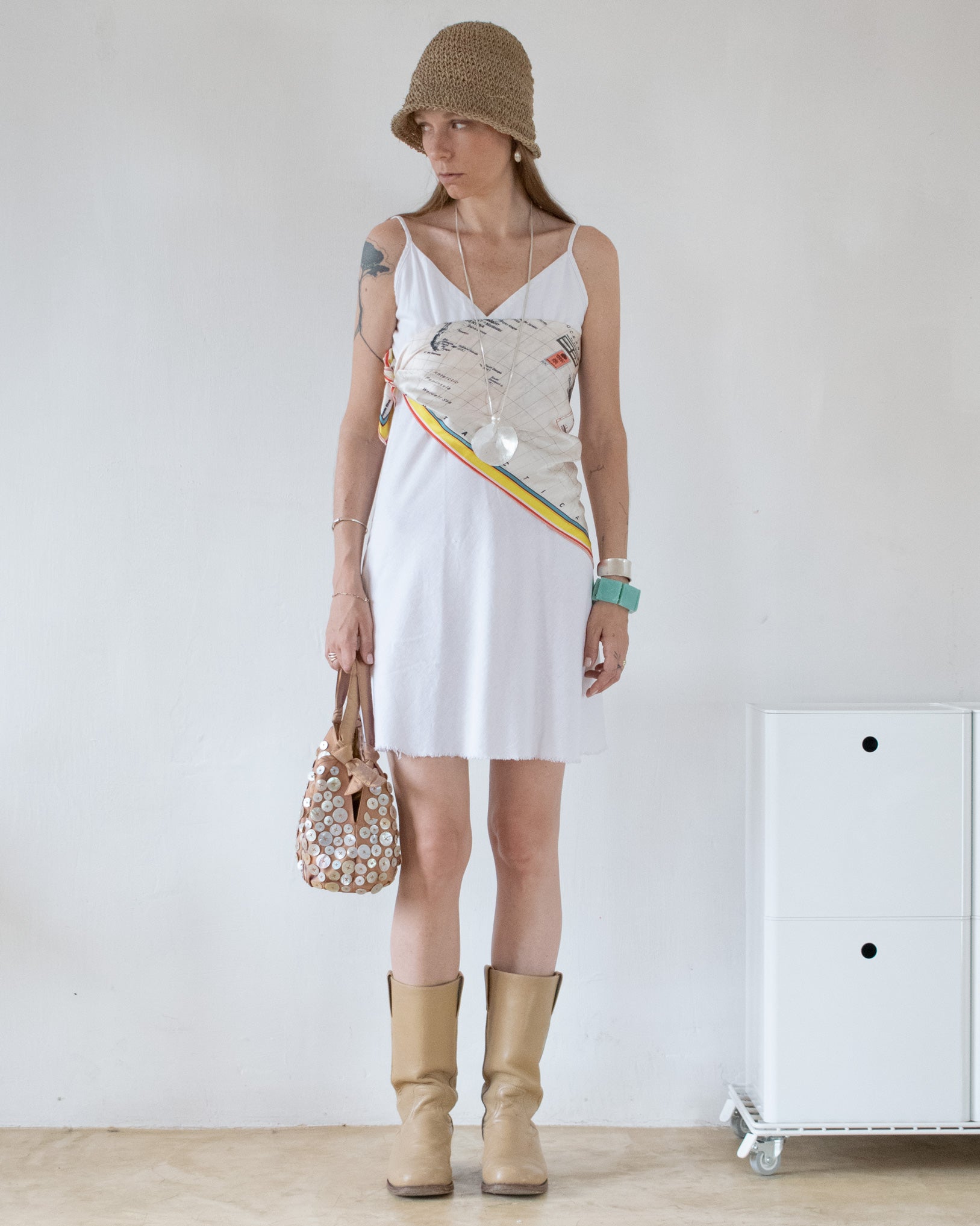Linen Blend Dress