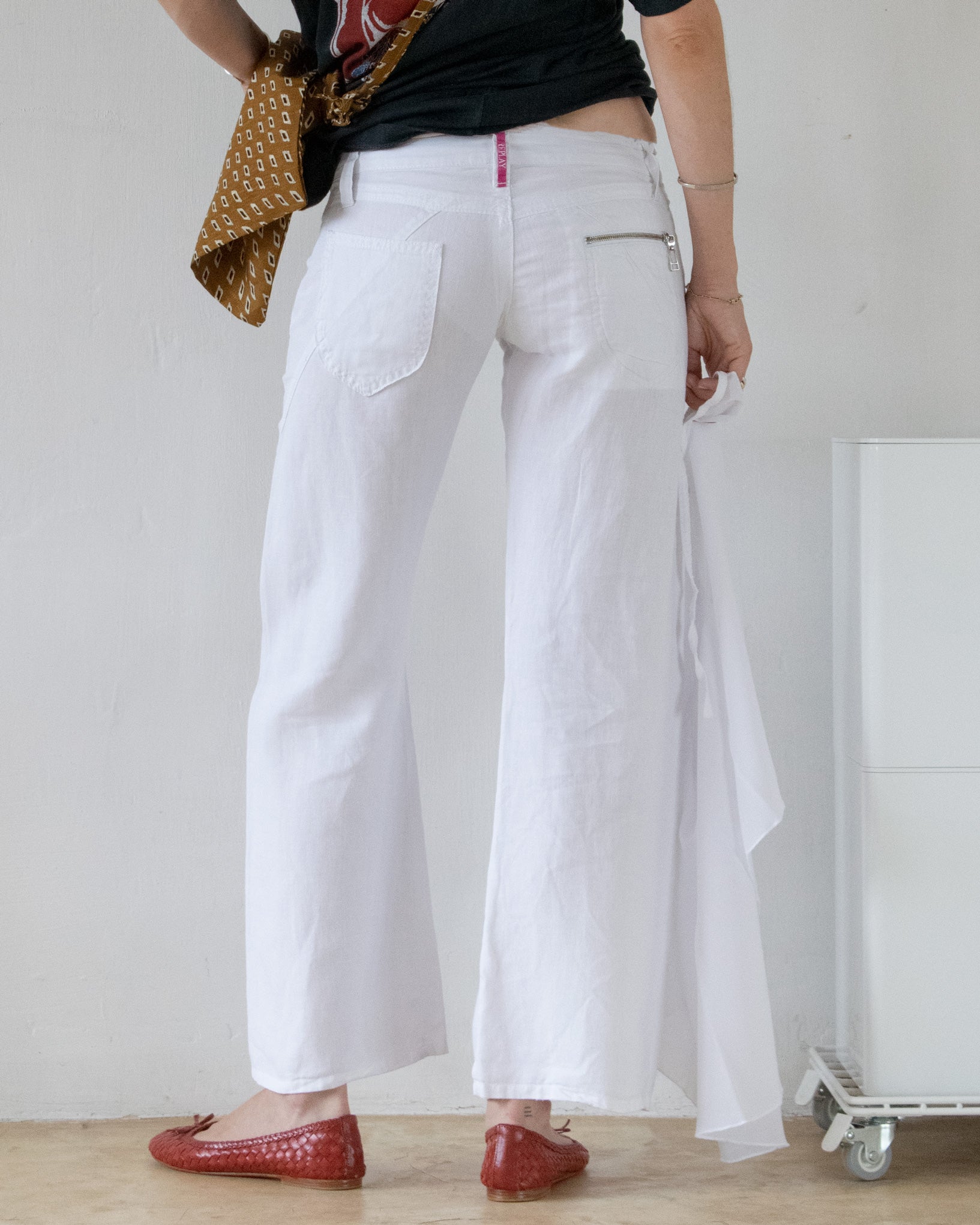 Replay White Pants