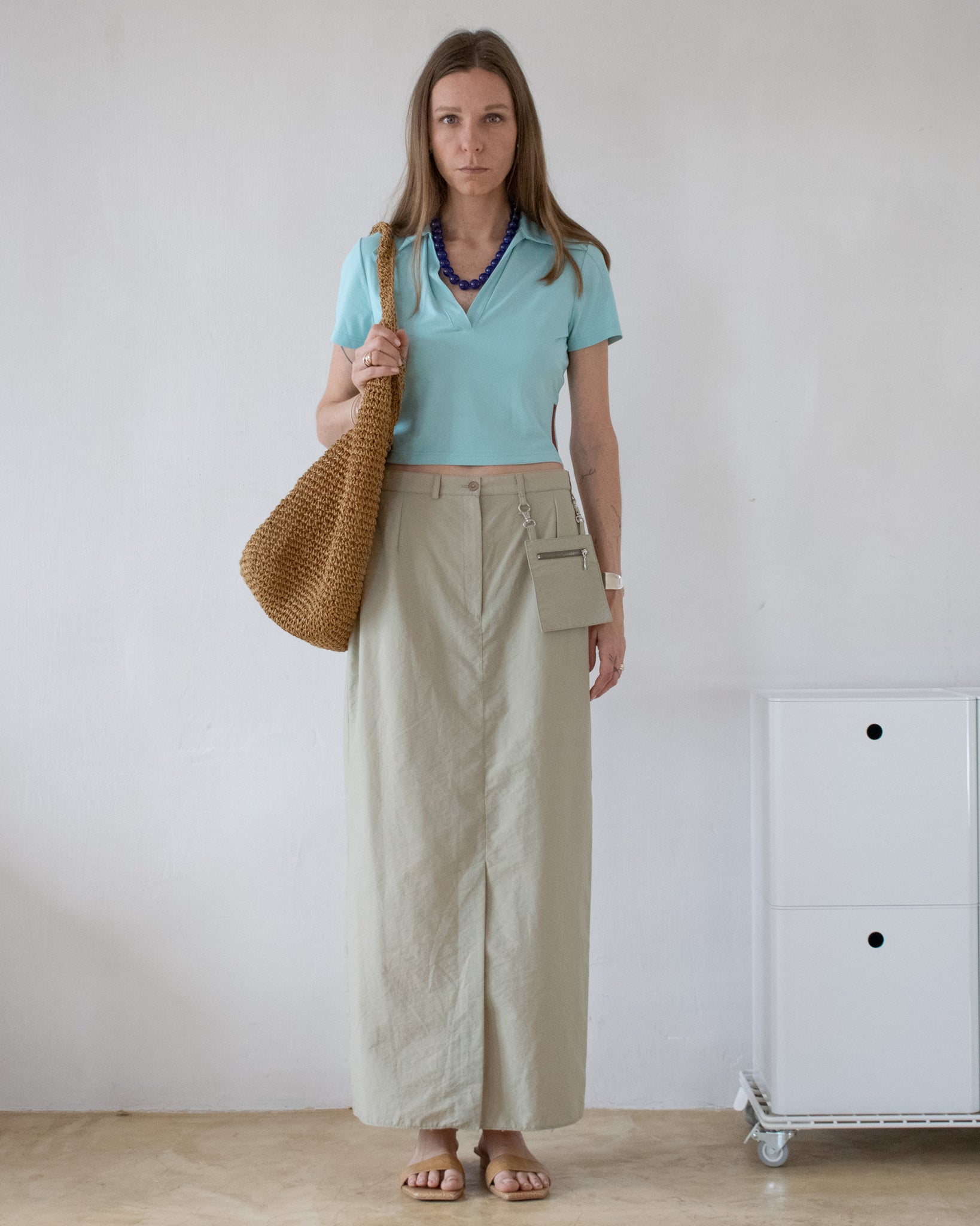 Prada Cropped Polo