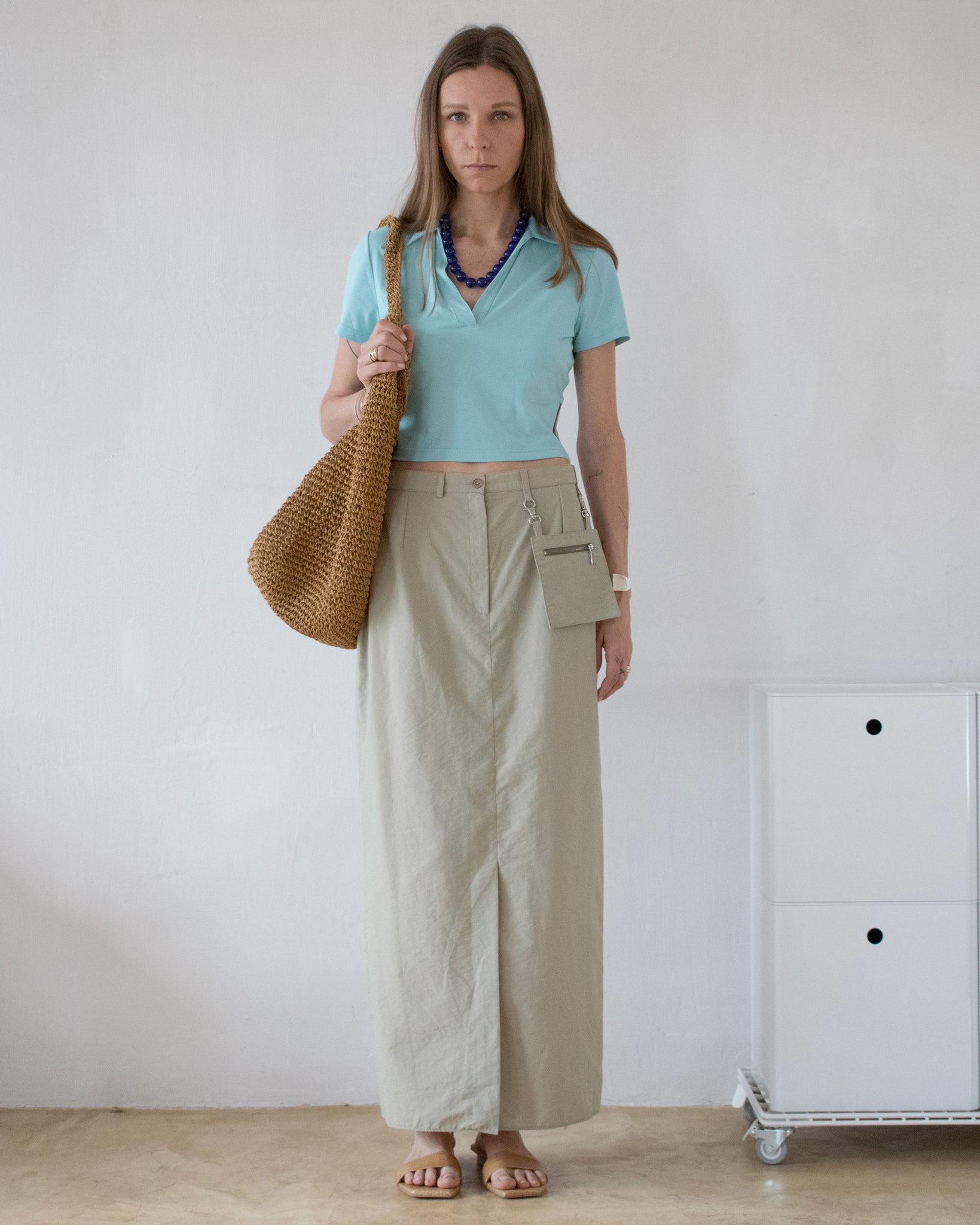 Prada Cropped Polo