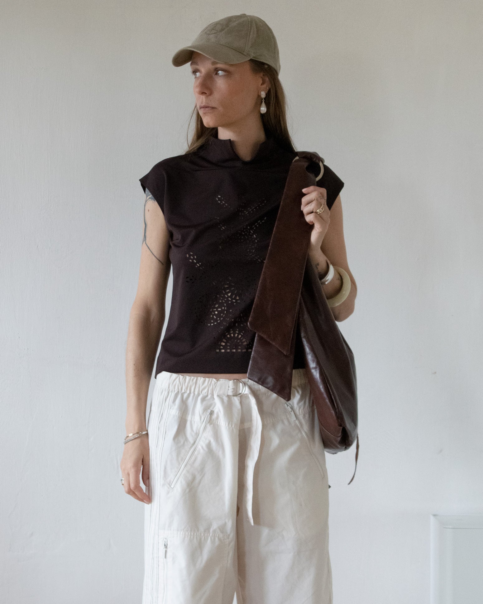 Fendi Laser-Cut Top