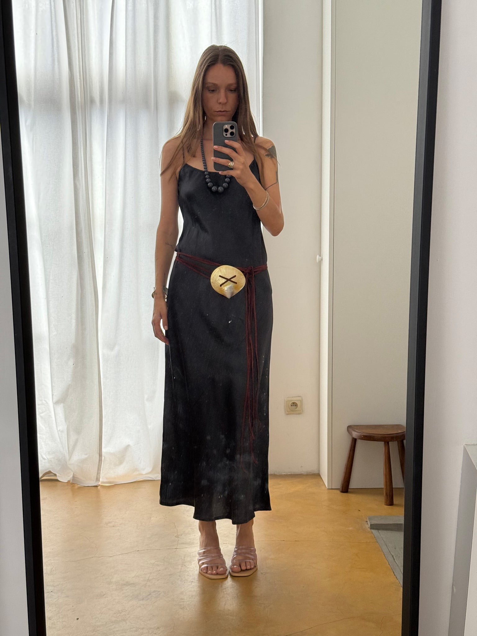 Seashell Suede Belt